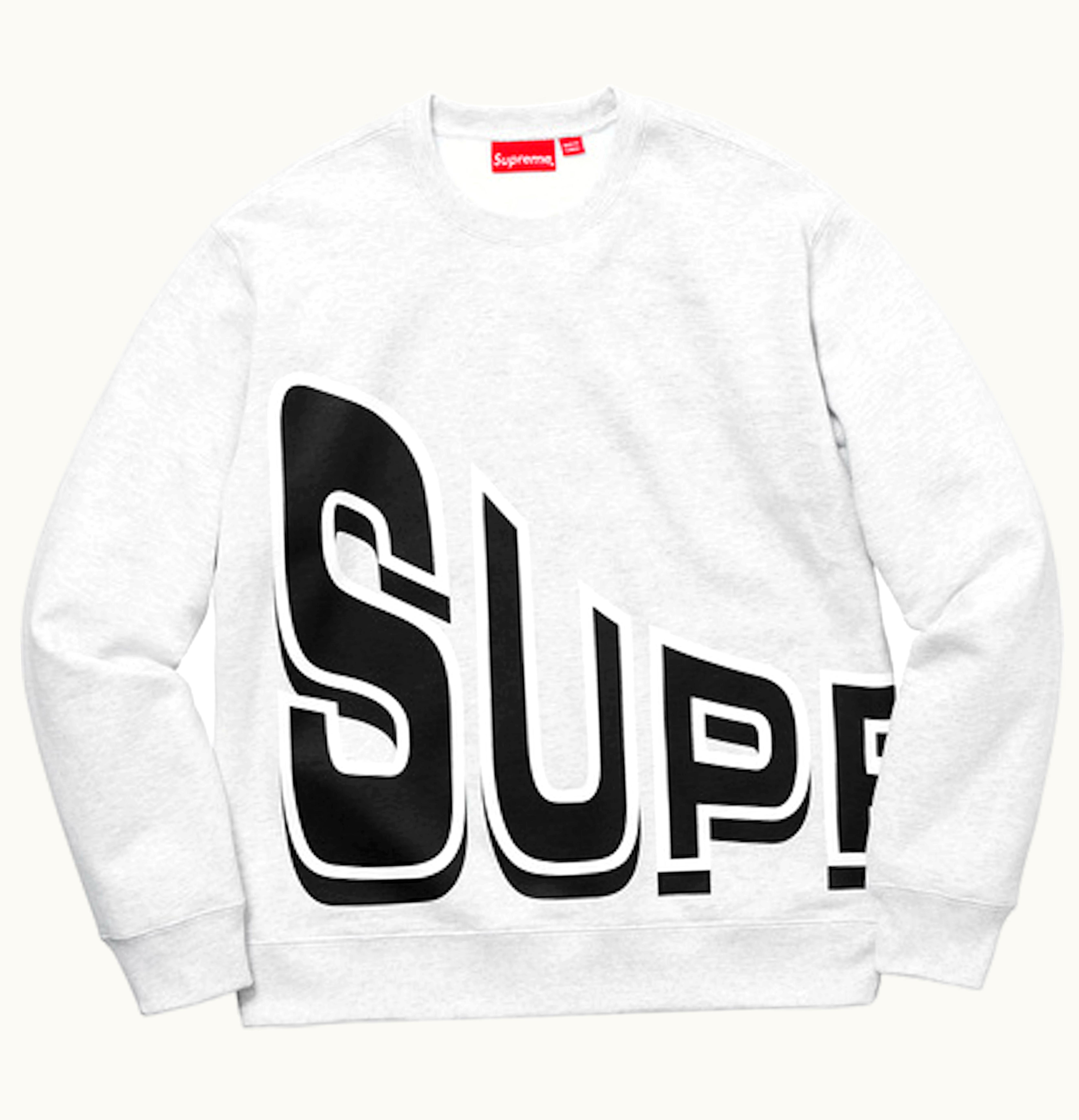 Supreme Supreme Side Arc Crewneck Ash Grey
