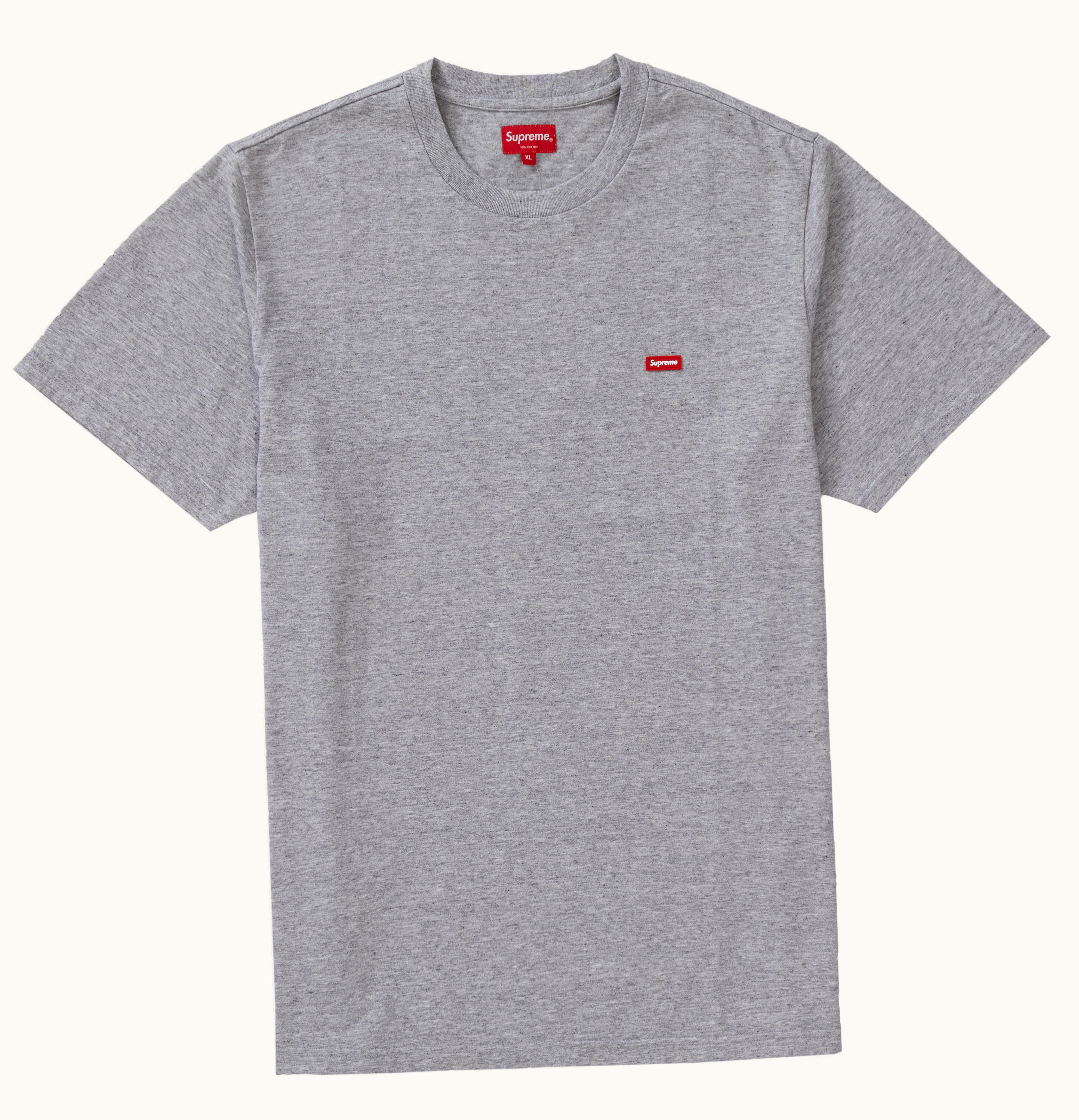 Supreme Supreme Small Box Tee SS19 Heather Grey