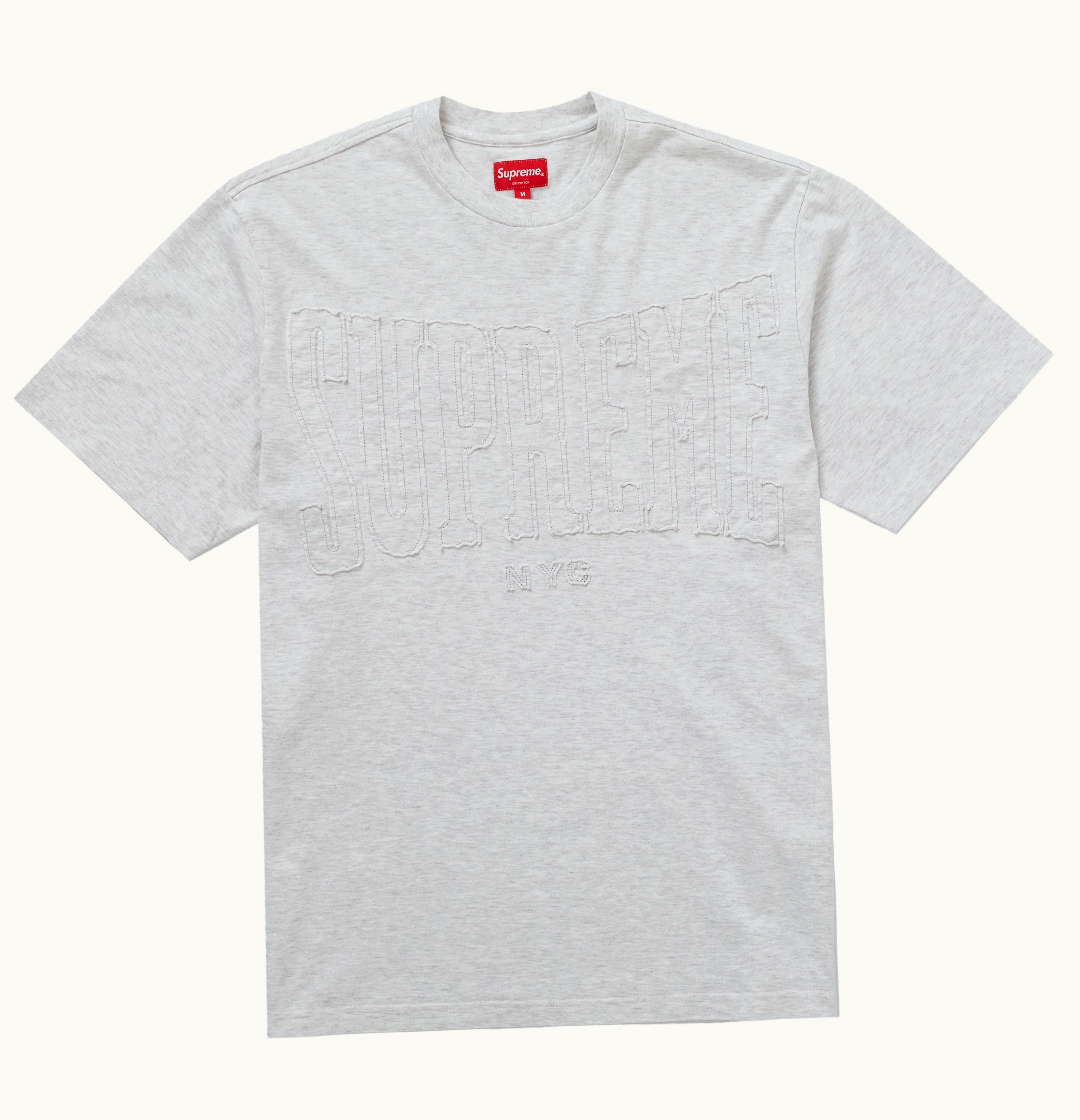 Supreme Supreme Cutout Logo S S Top Ash Grey
