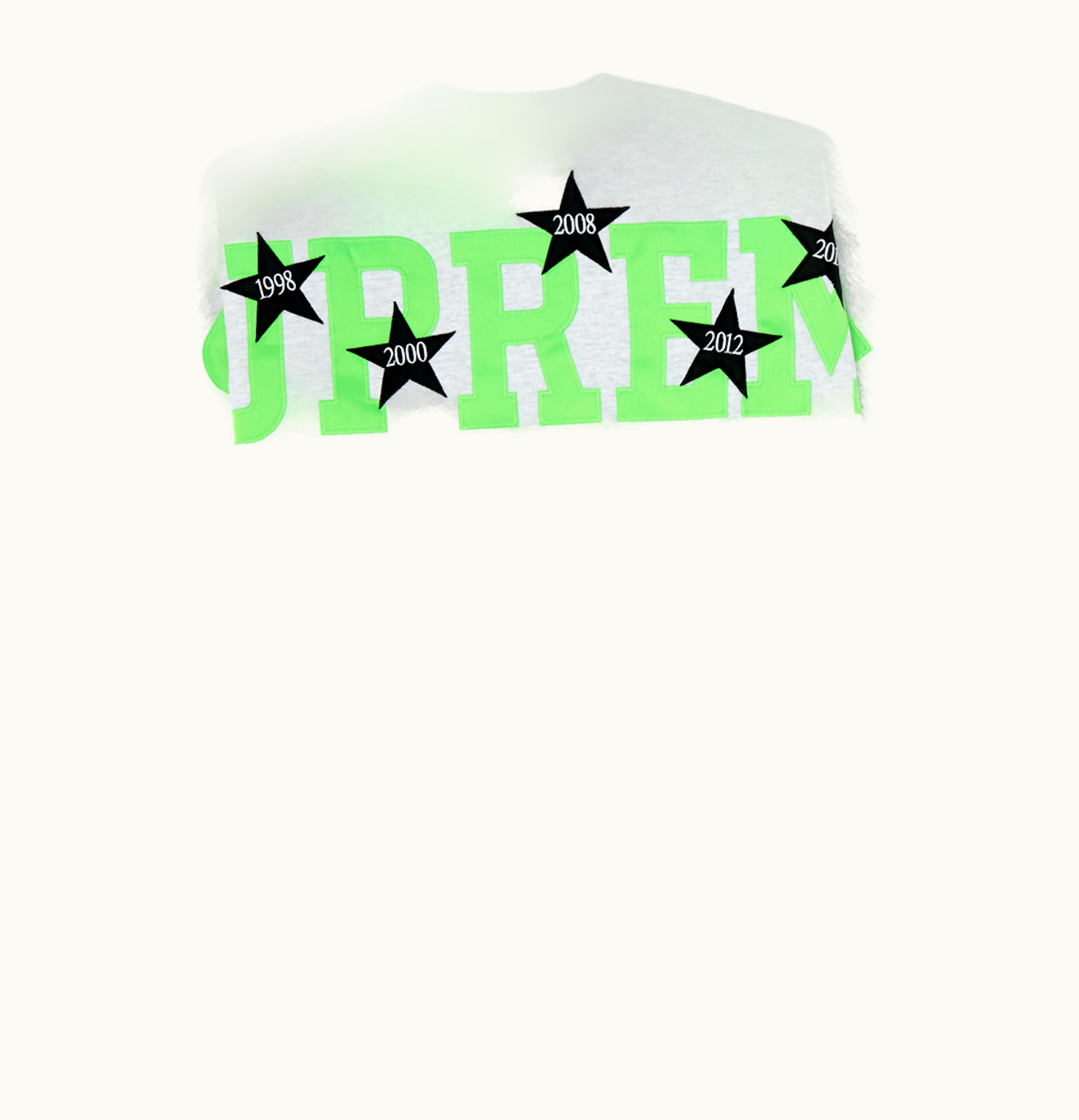 Supreme Supreme Stars Crewneck Ash Grey