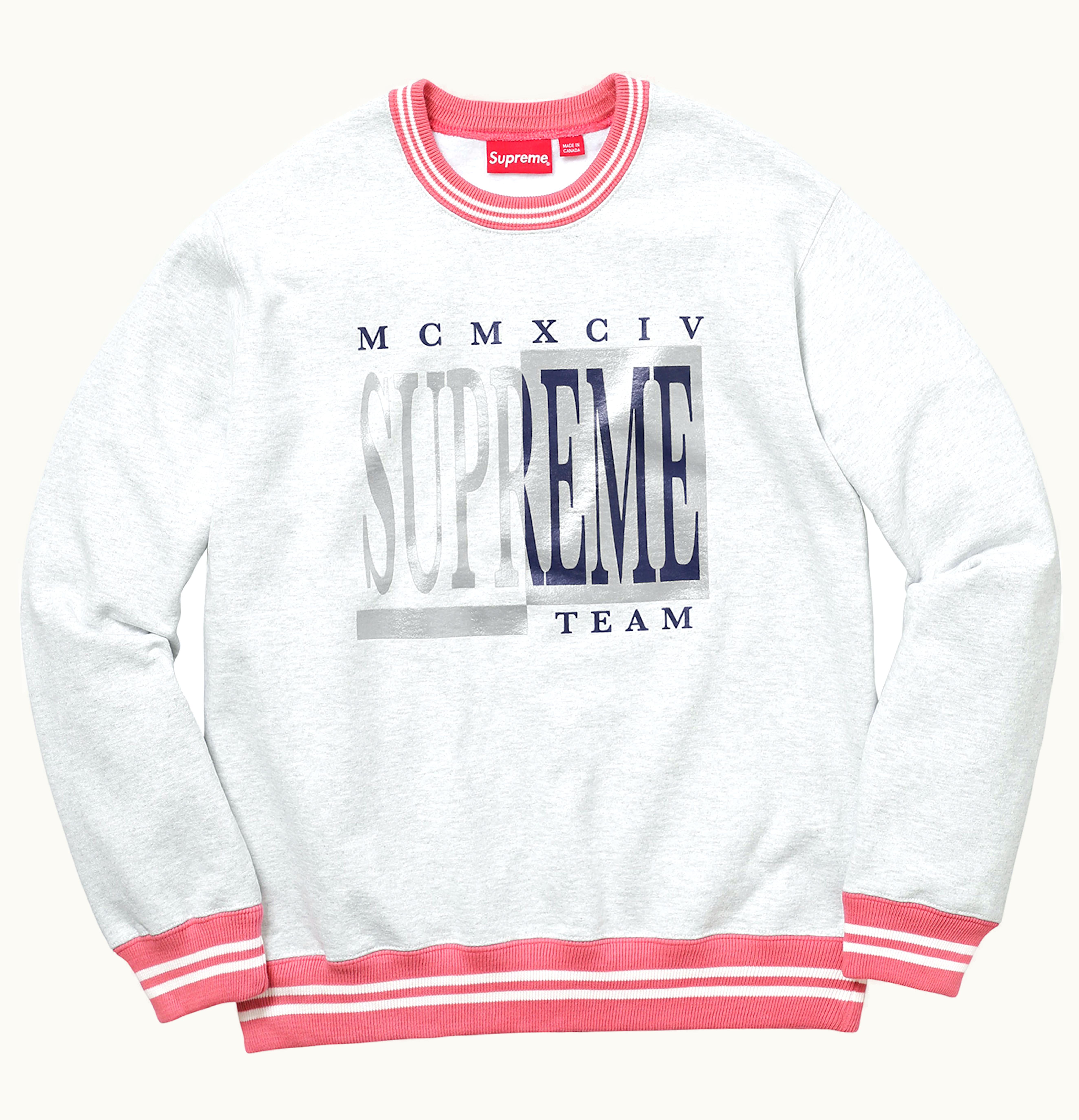 Supreme Supreme Team Crewneck Ash Grey