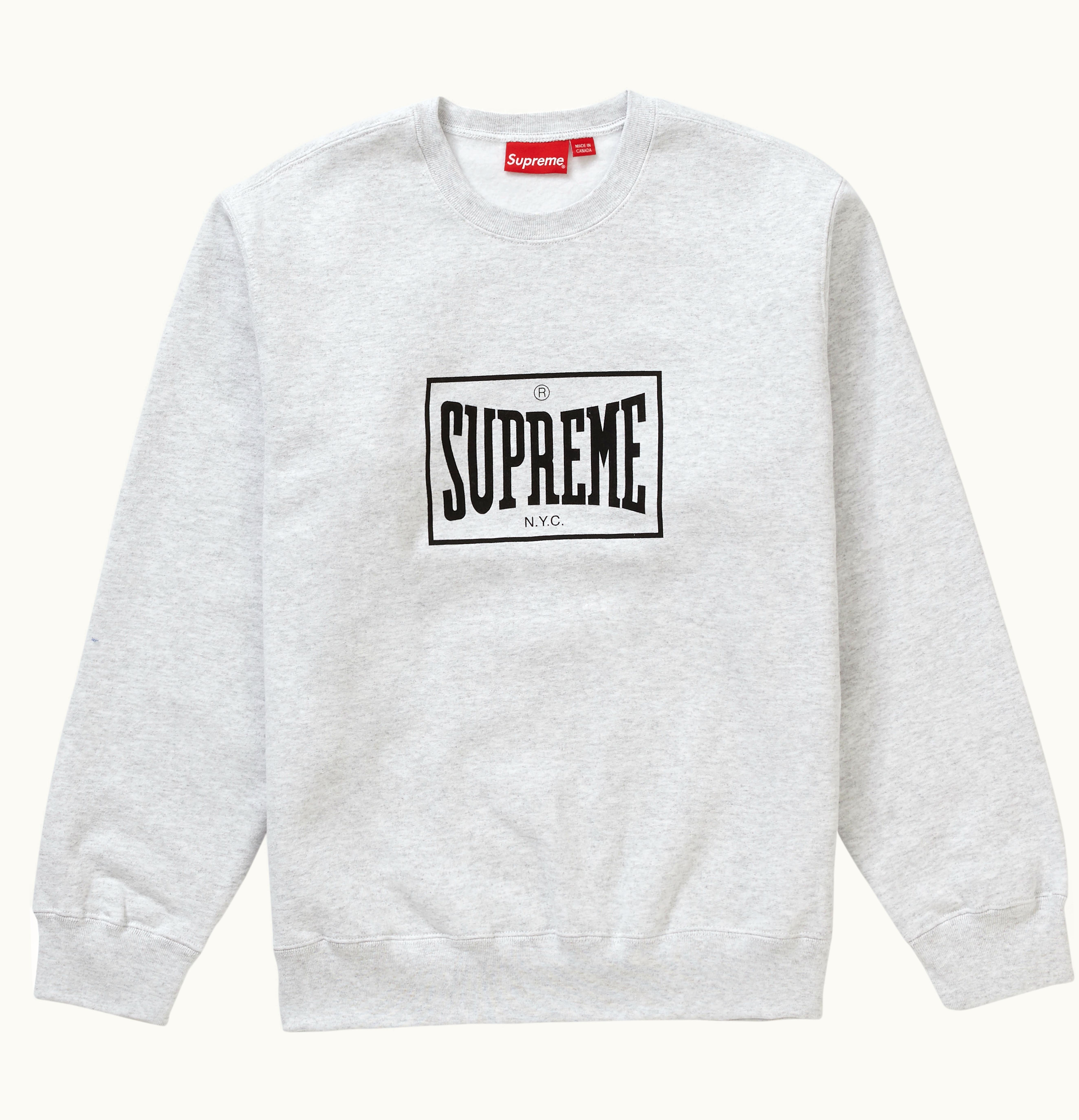 Supreme Supreme Warm Up Crewneck Ash Grey