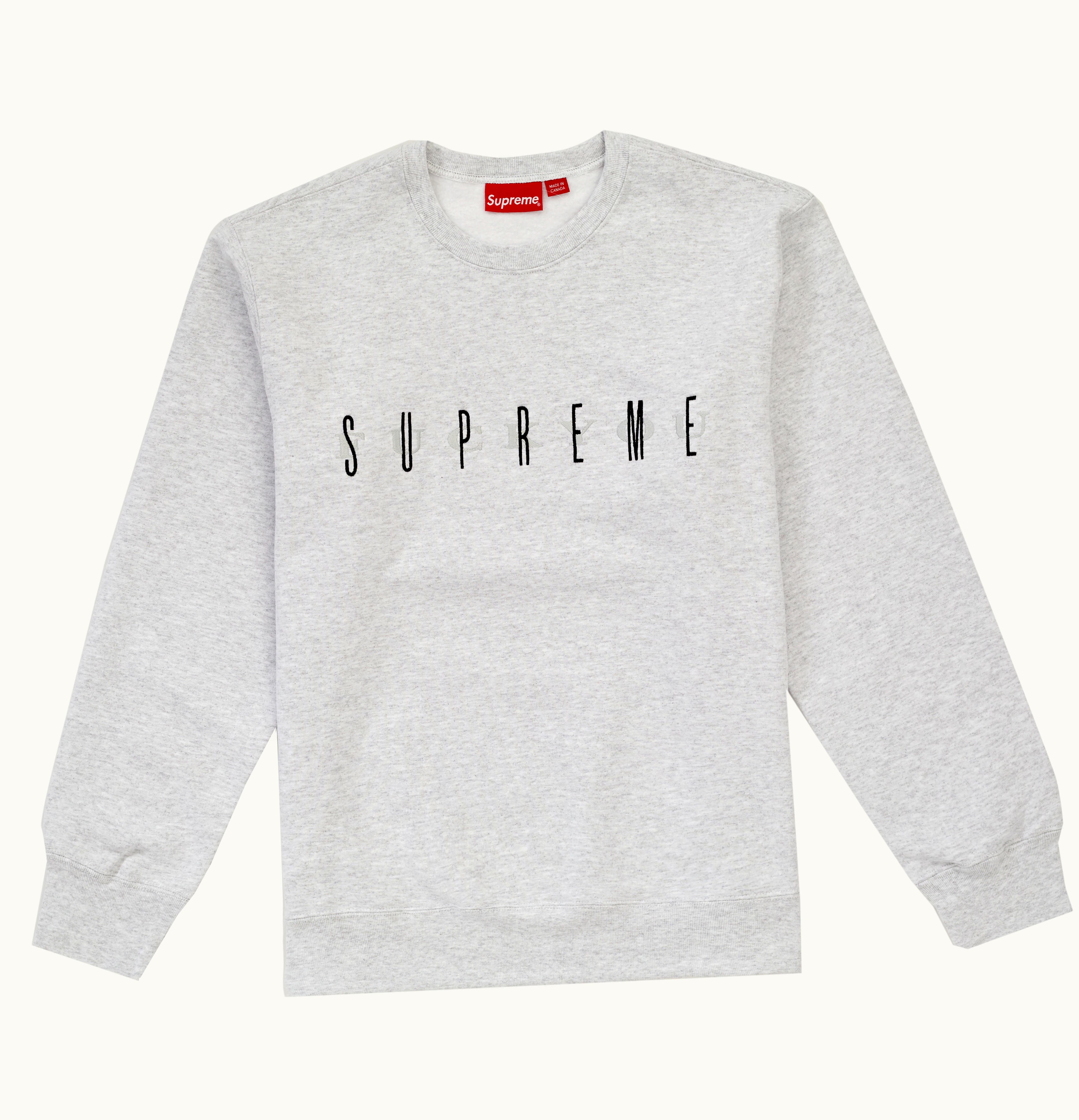 Supreme Supreme Fuck You Crewneck Ash Grey