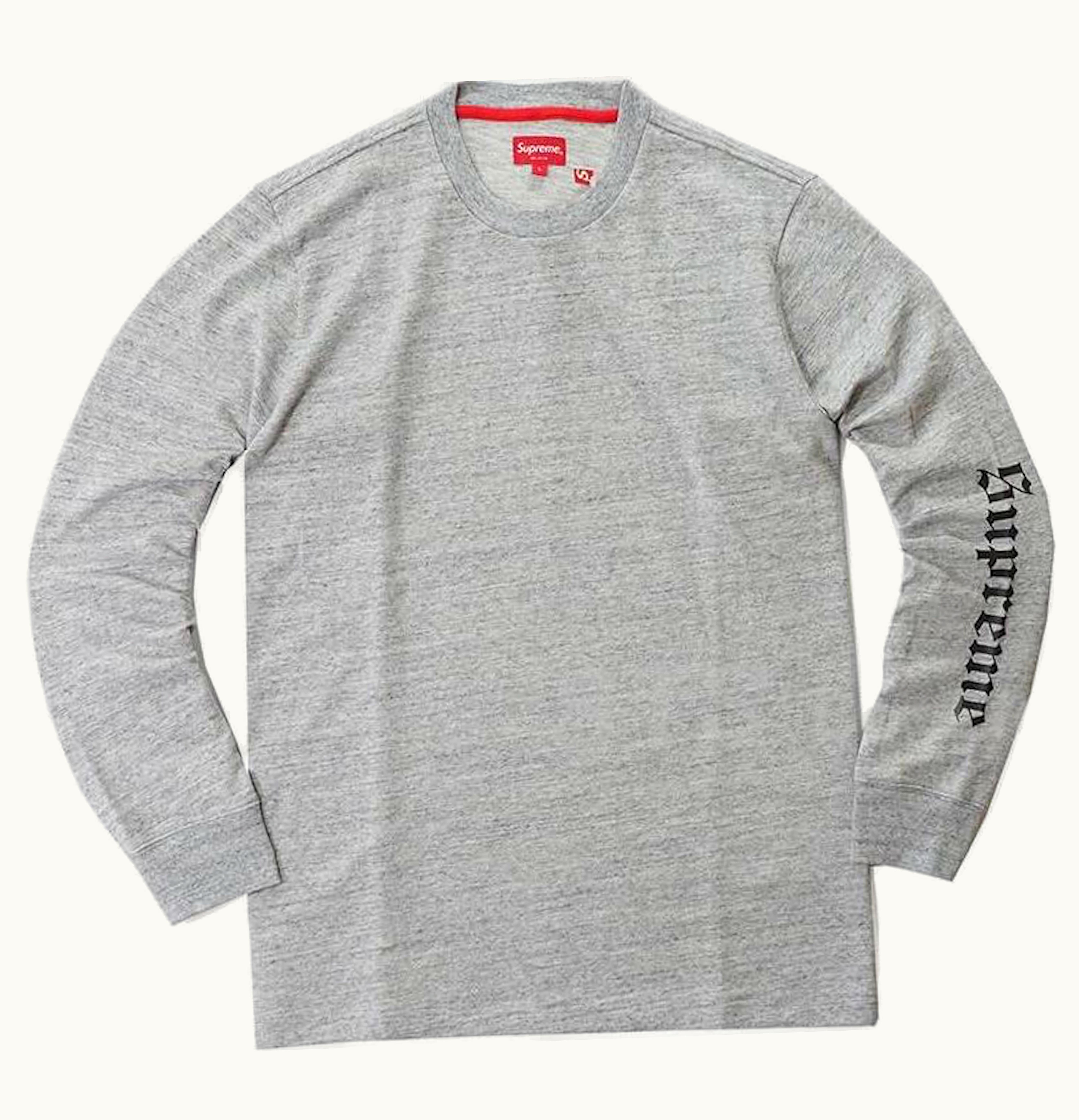 Supreme Supreme Old English LS Top Grey