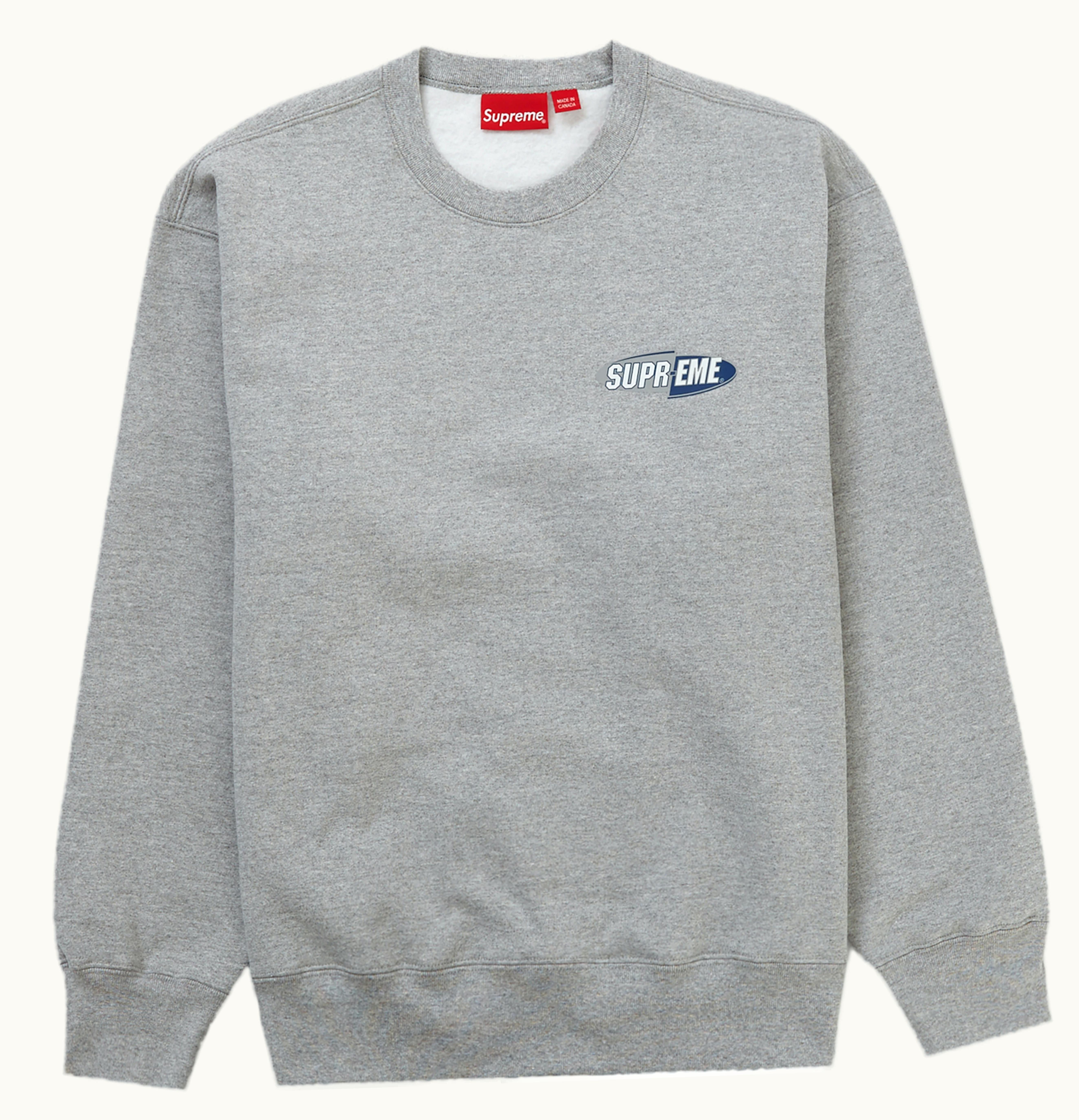 Supreme Supreme 212 Crewneck Heather Grey