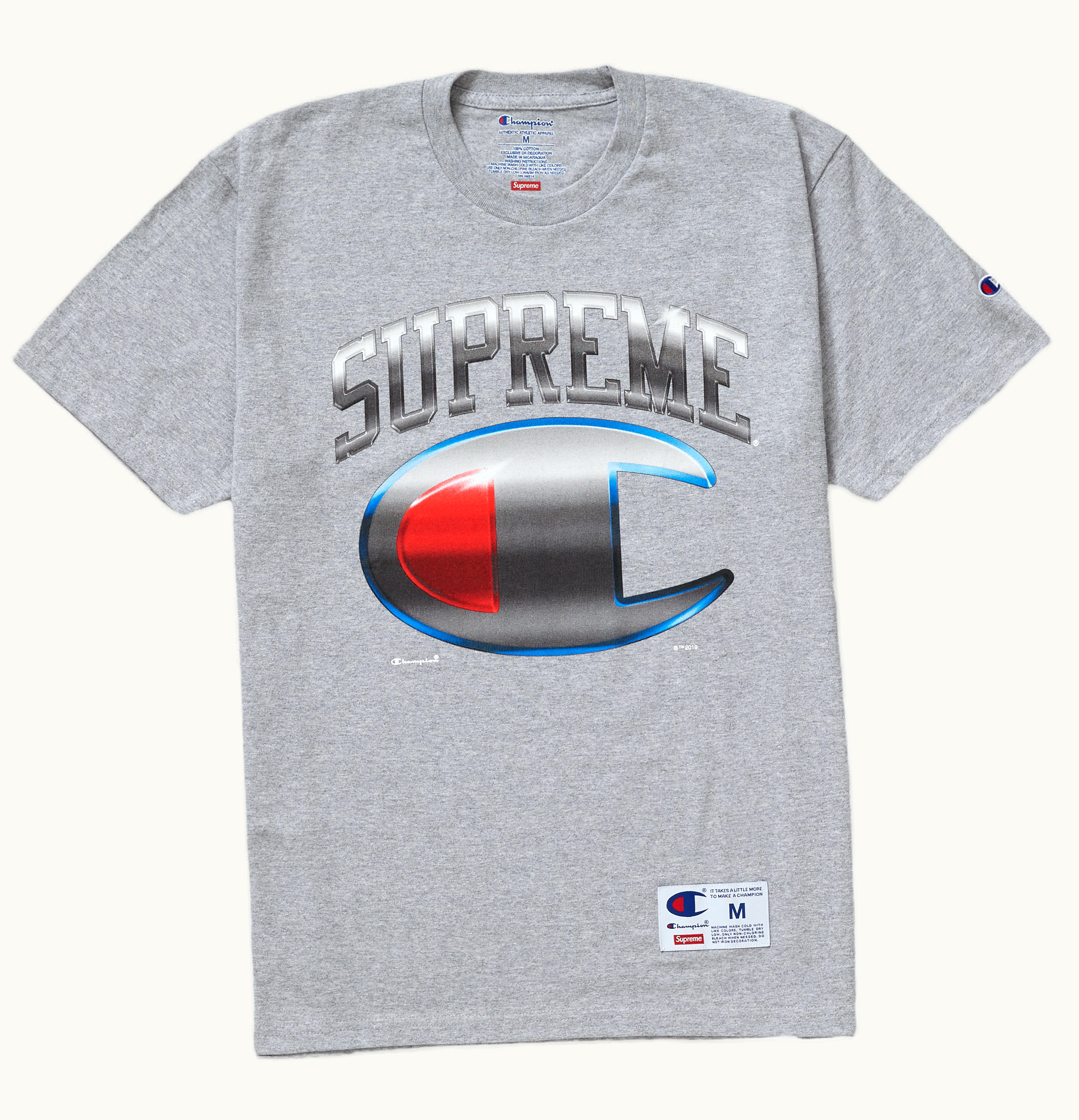 Supreme Supreme Champion Chrome S S Top Heather Grey