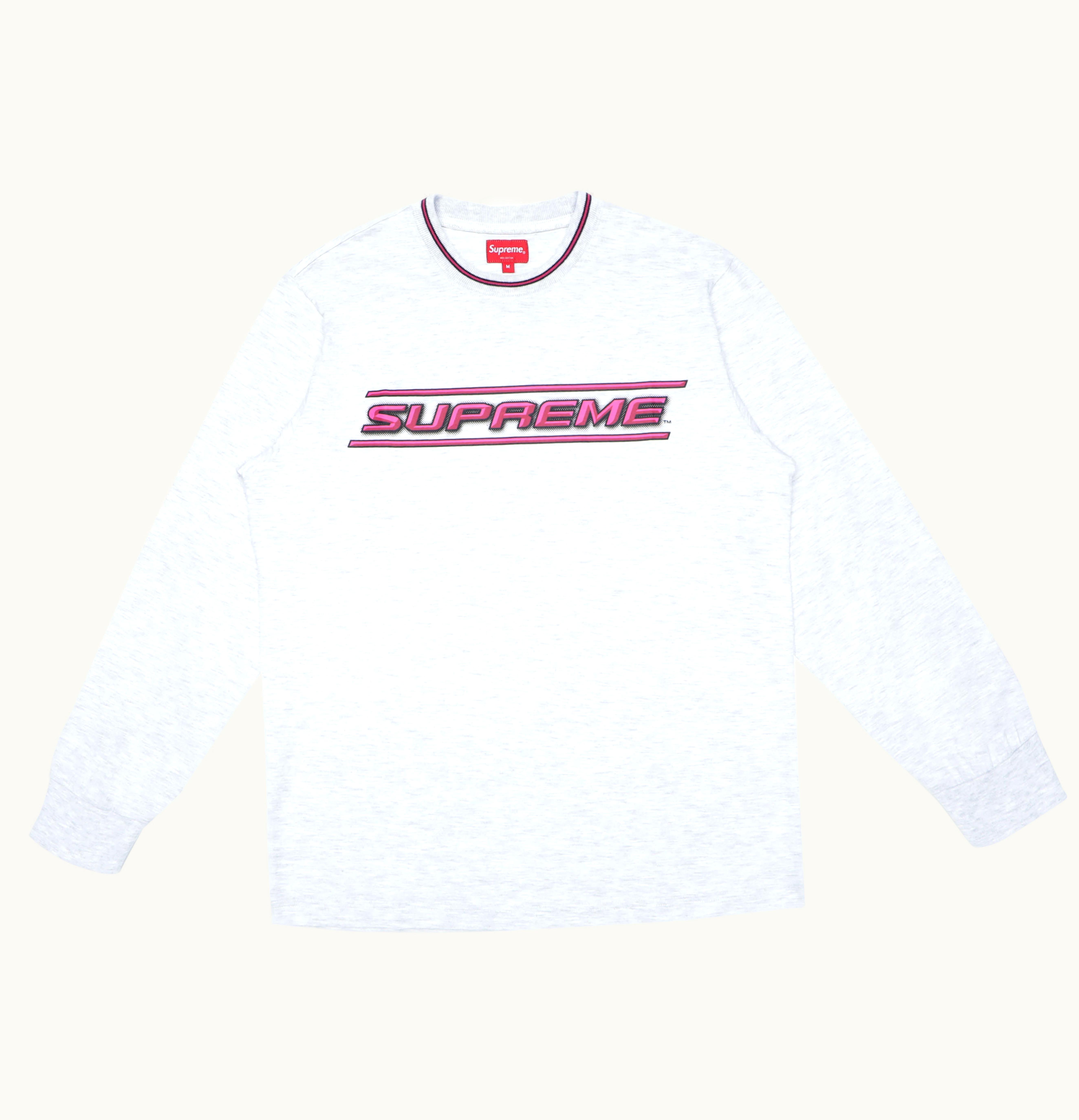 Supreme Supreme Bevel LS Top Ash Grey