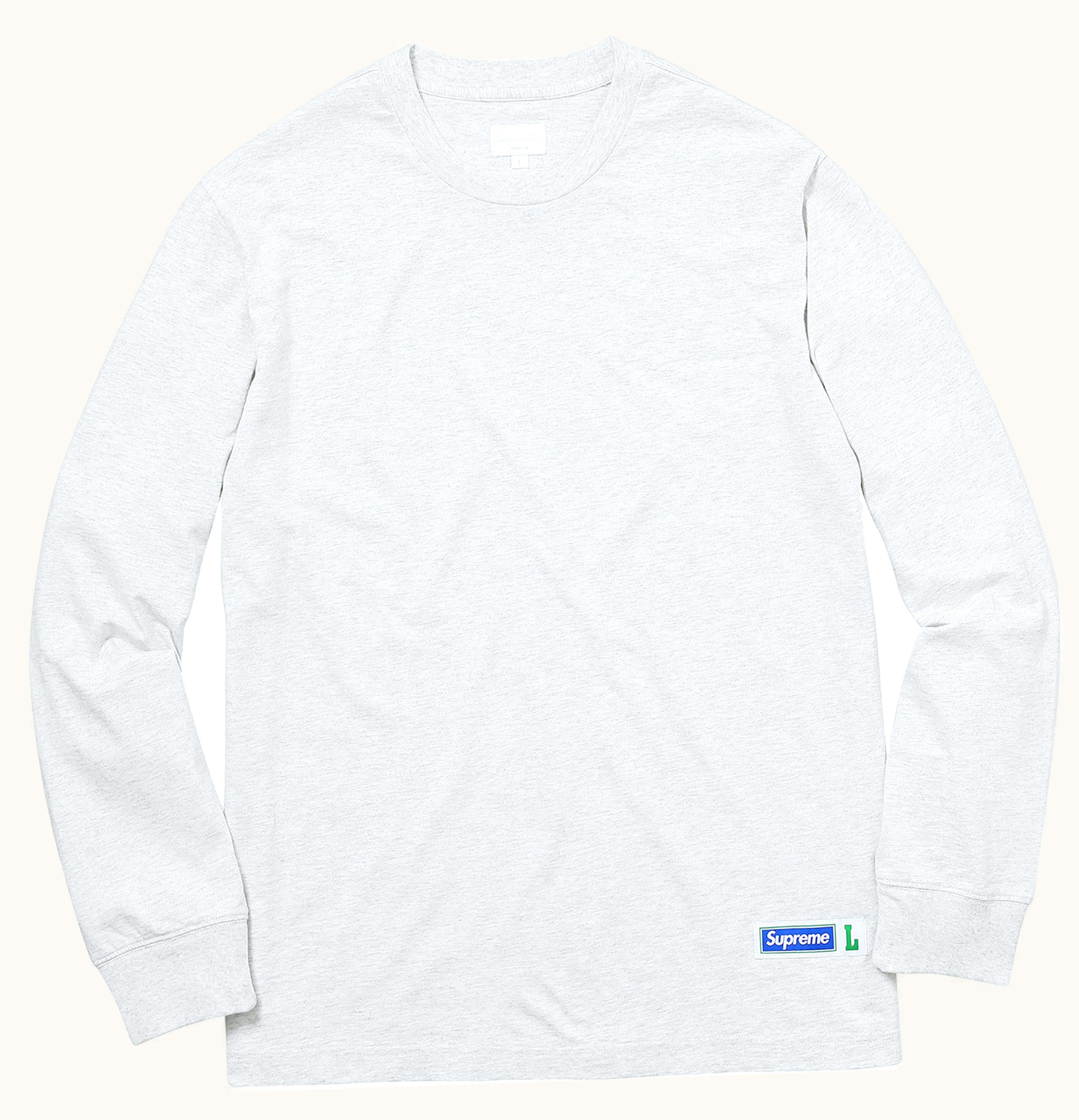 Supreme Supreme Athletic Label LS Top Ash Grey