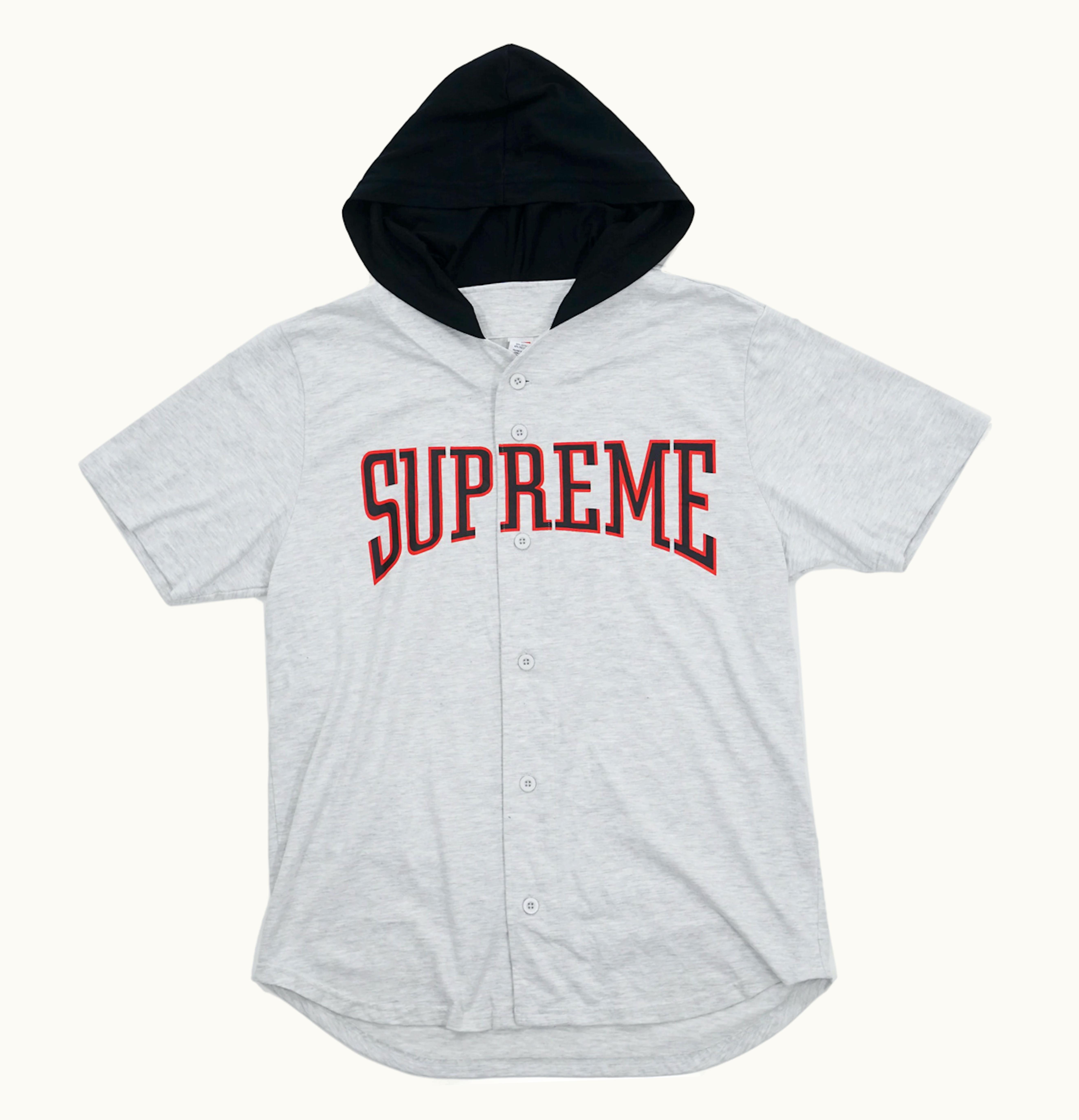 Supreme Supreme Hooded Baseball Top Ash Grey