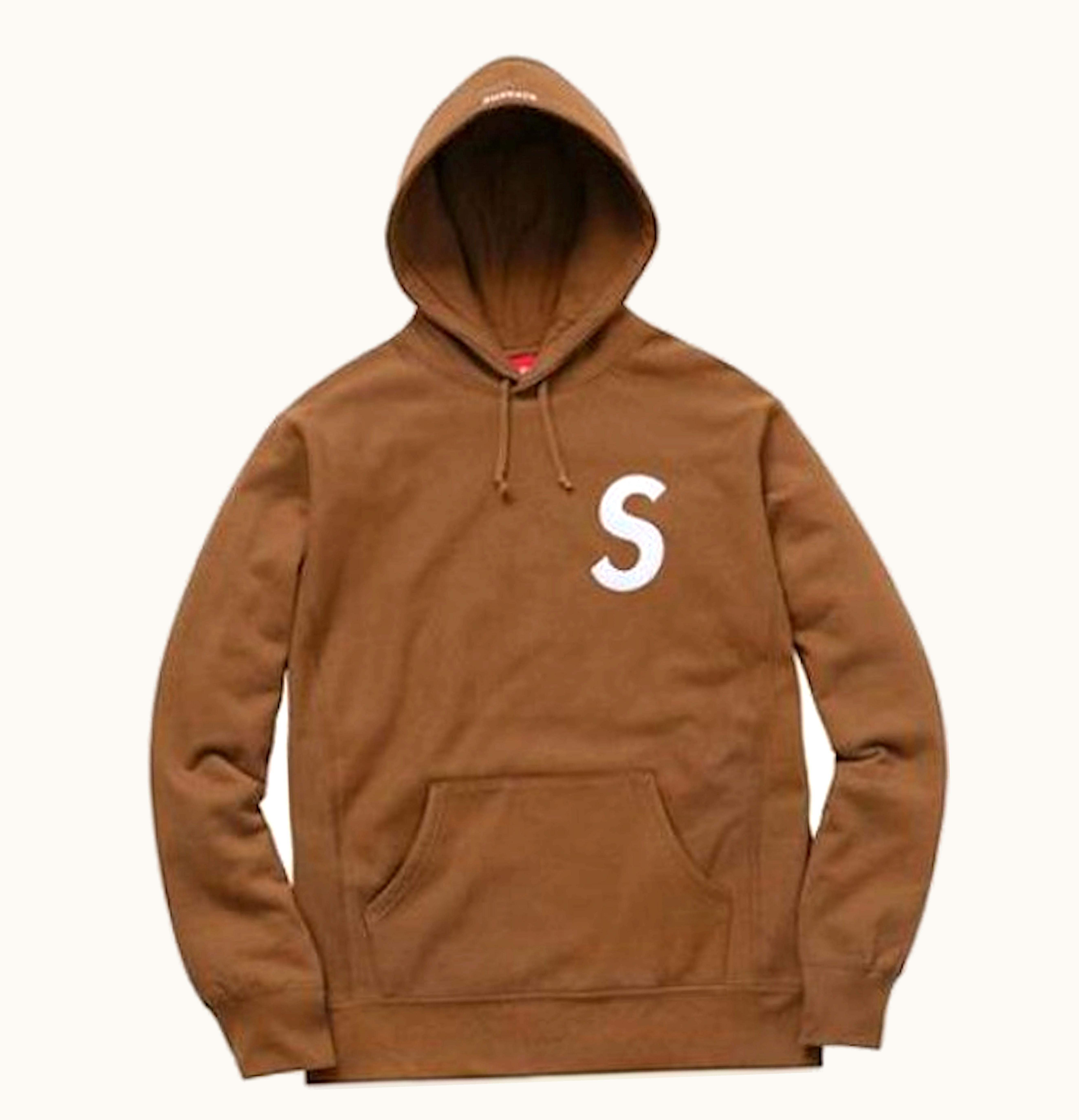 Supreme Supreme S Logo Hooded Sweatshirt Olive Brown
