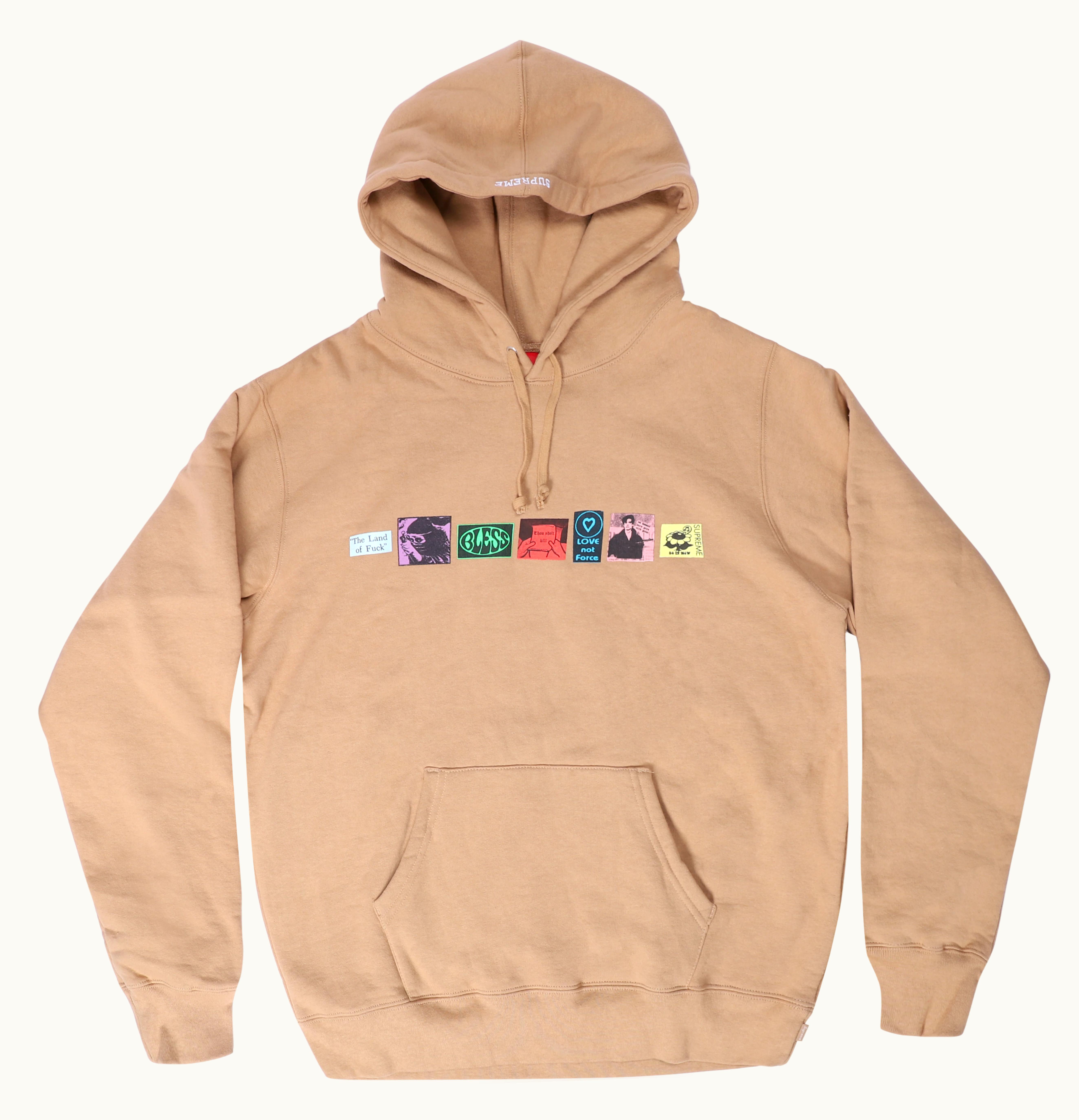 Supreme Supreme Bless Hooded Sweatshirt Light Brown