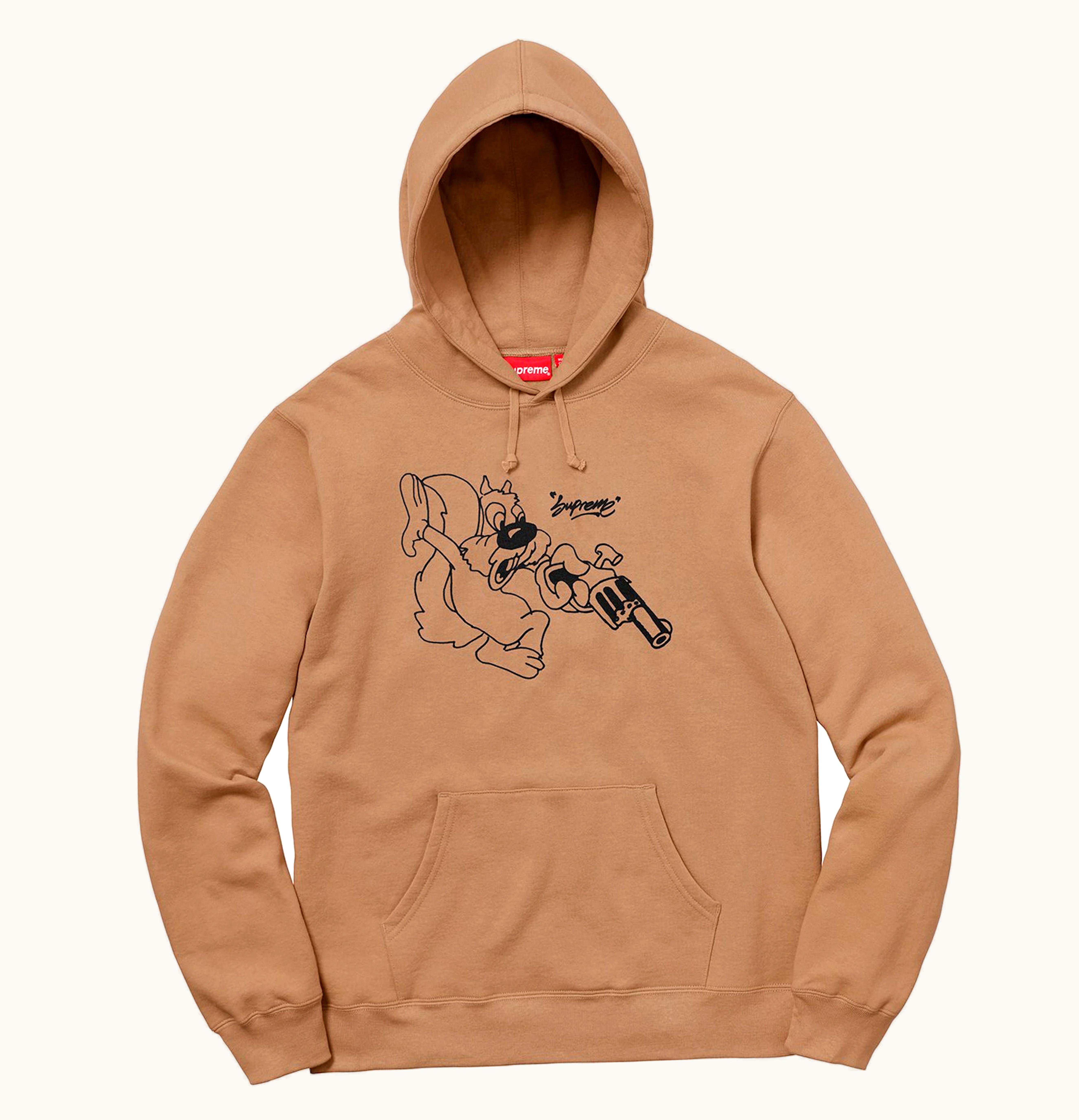 Supreme Supreme Lee Hooded Sweatshirt Light Brown