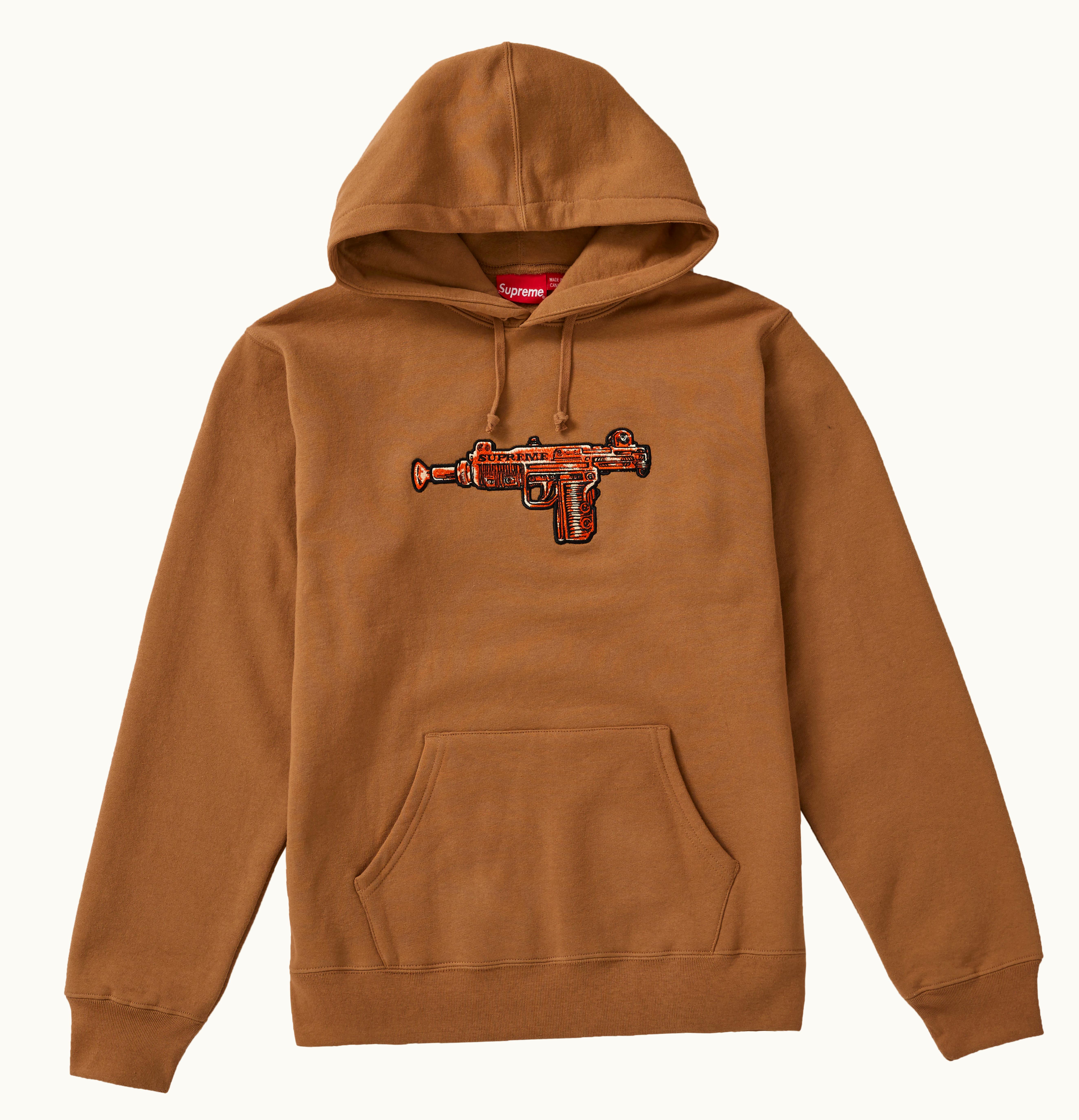 Supreme Supreme Toy Uzi Hooded Sweatshirt Brown