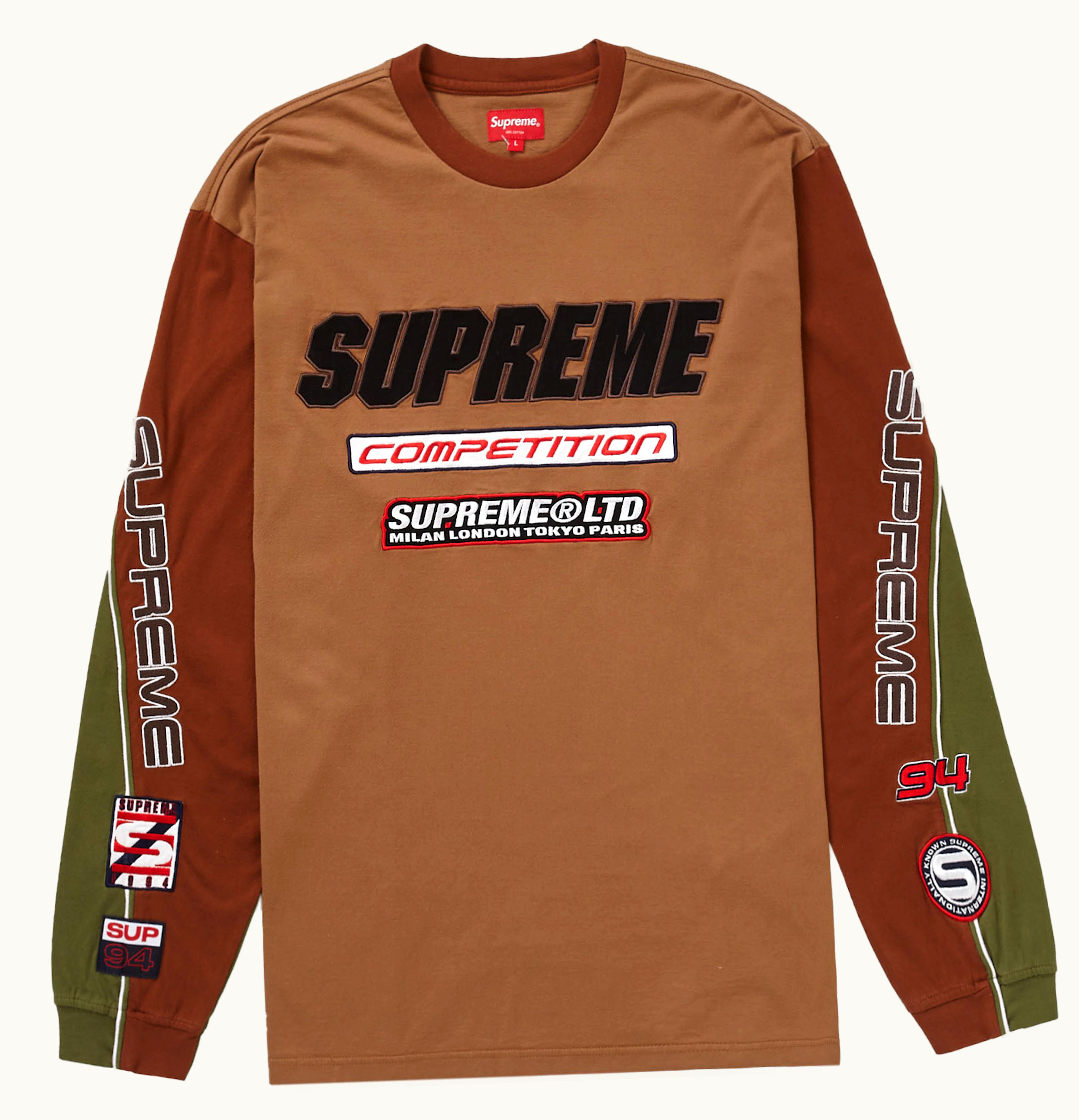 Supreme Supreme Competition L S Top Tan