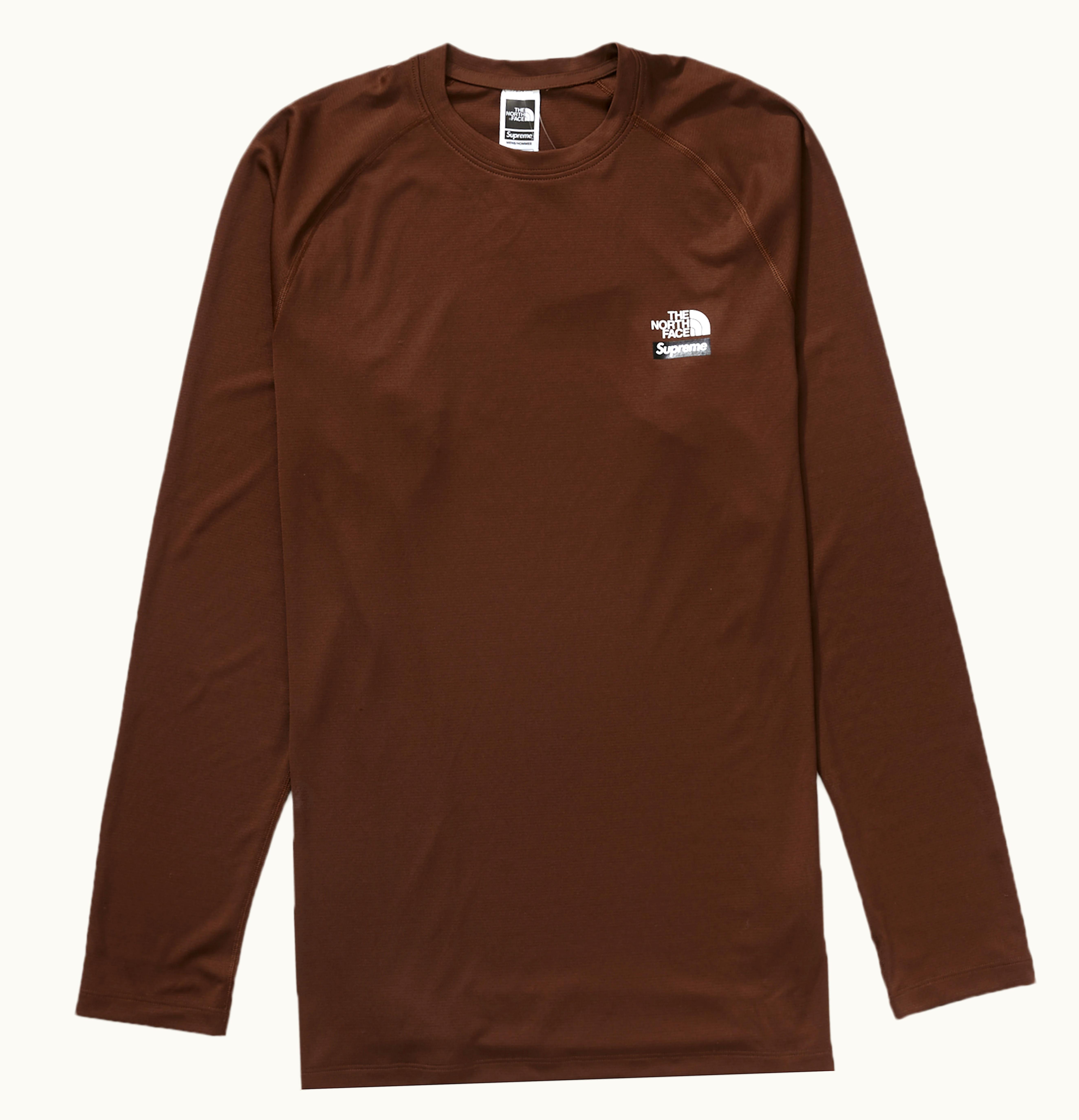 Supreme Supreme The North Face Base Layer L S Top FW22 Brown