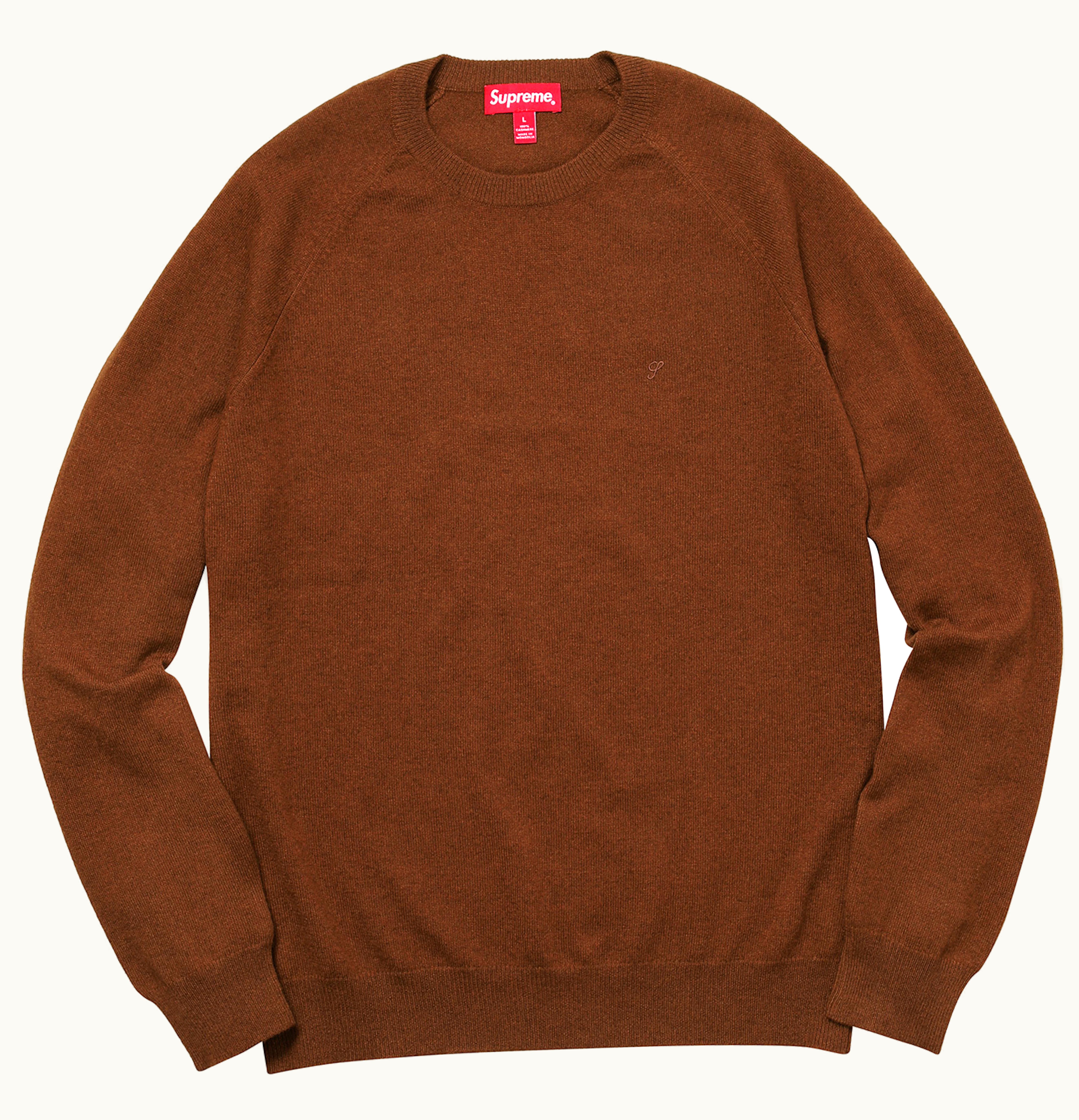 Supreme Supreme Cashmere Sweater Brown