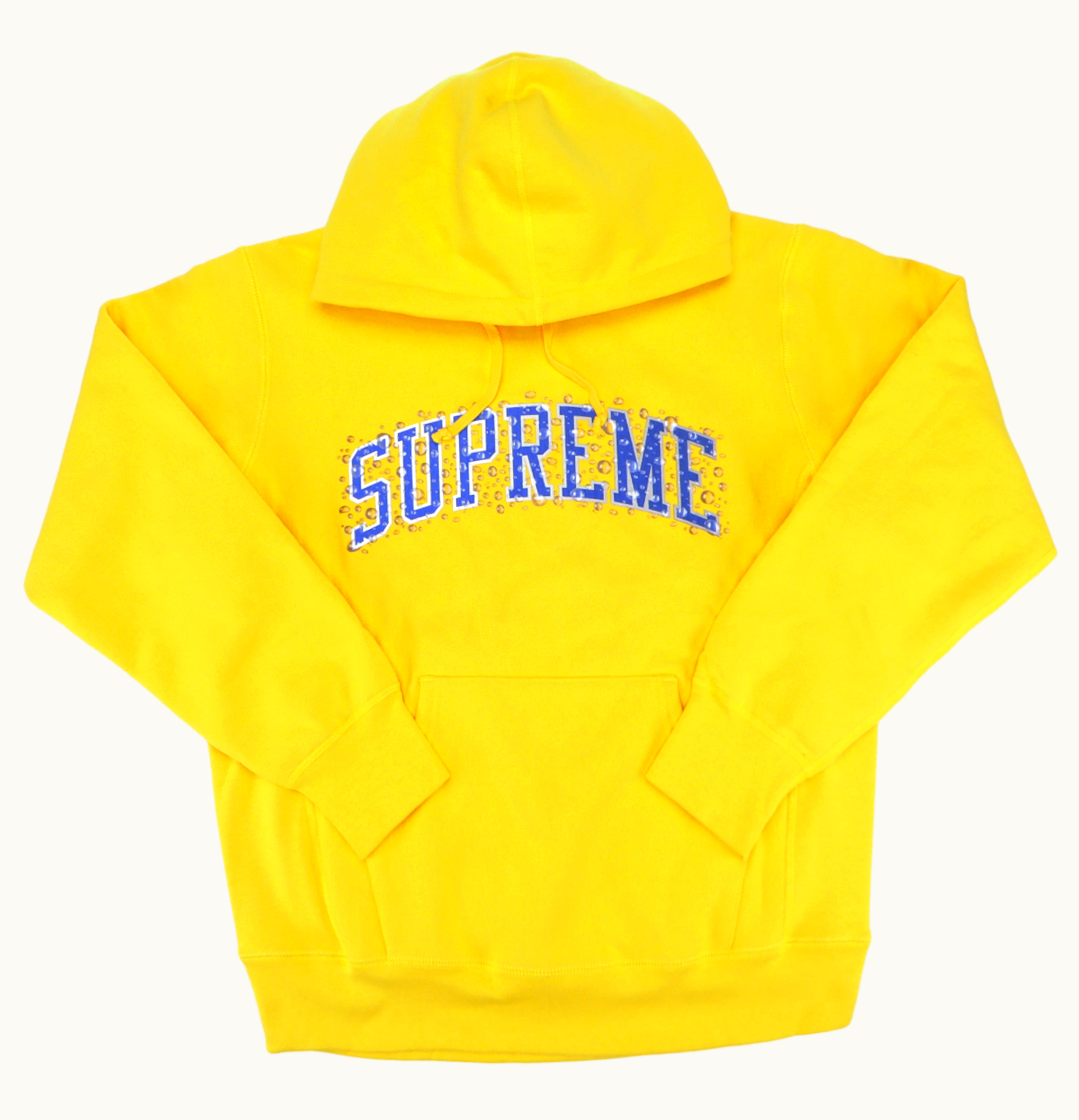 Supreme Supreme Water Arc Hooded Sweatshirt Yellow