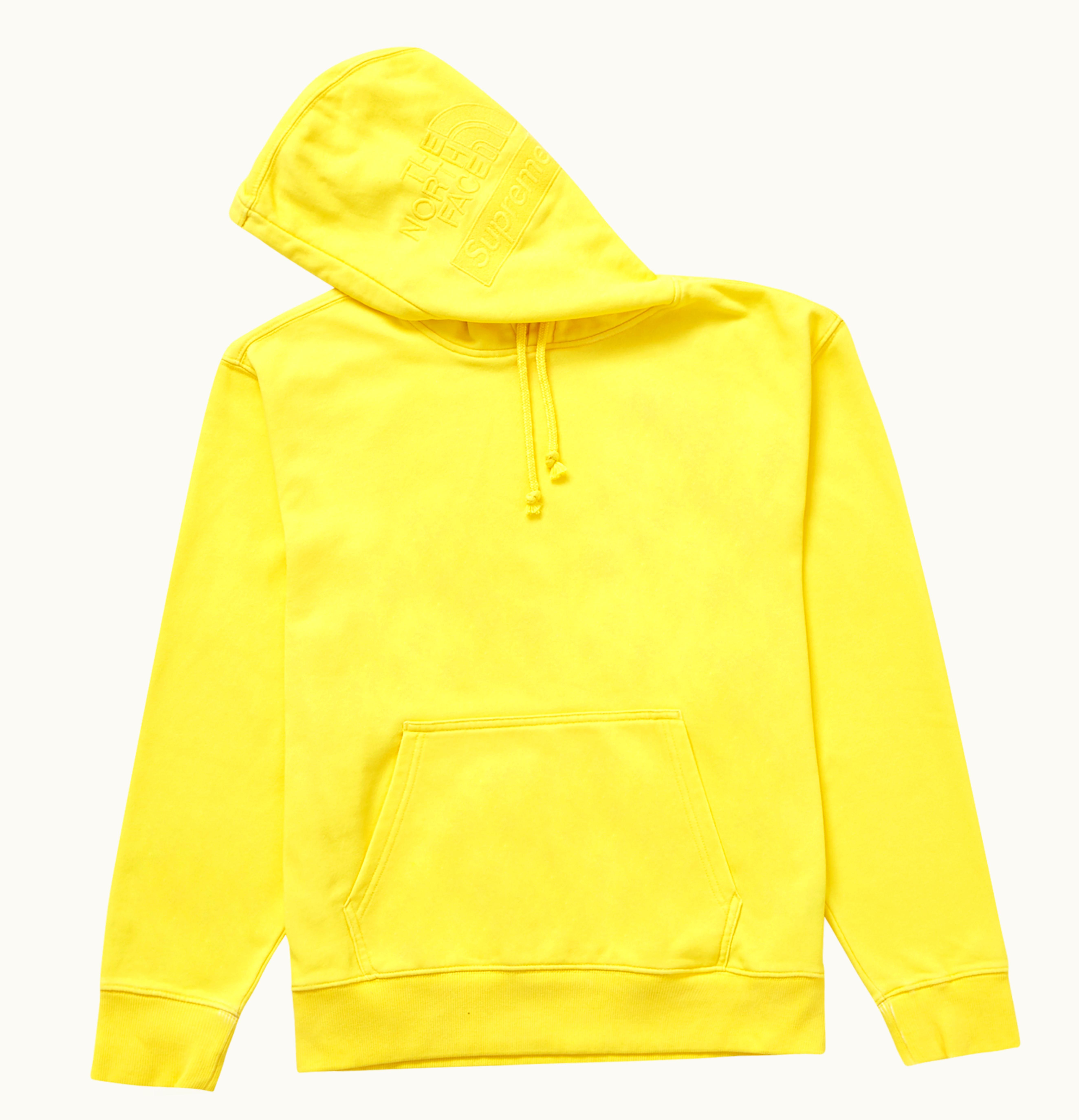 Supreme Supreme The North Face Pigment Printed Hooded Sweatshirt Yellow
