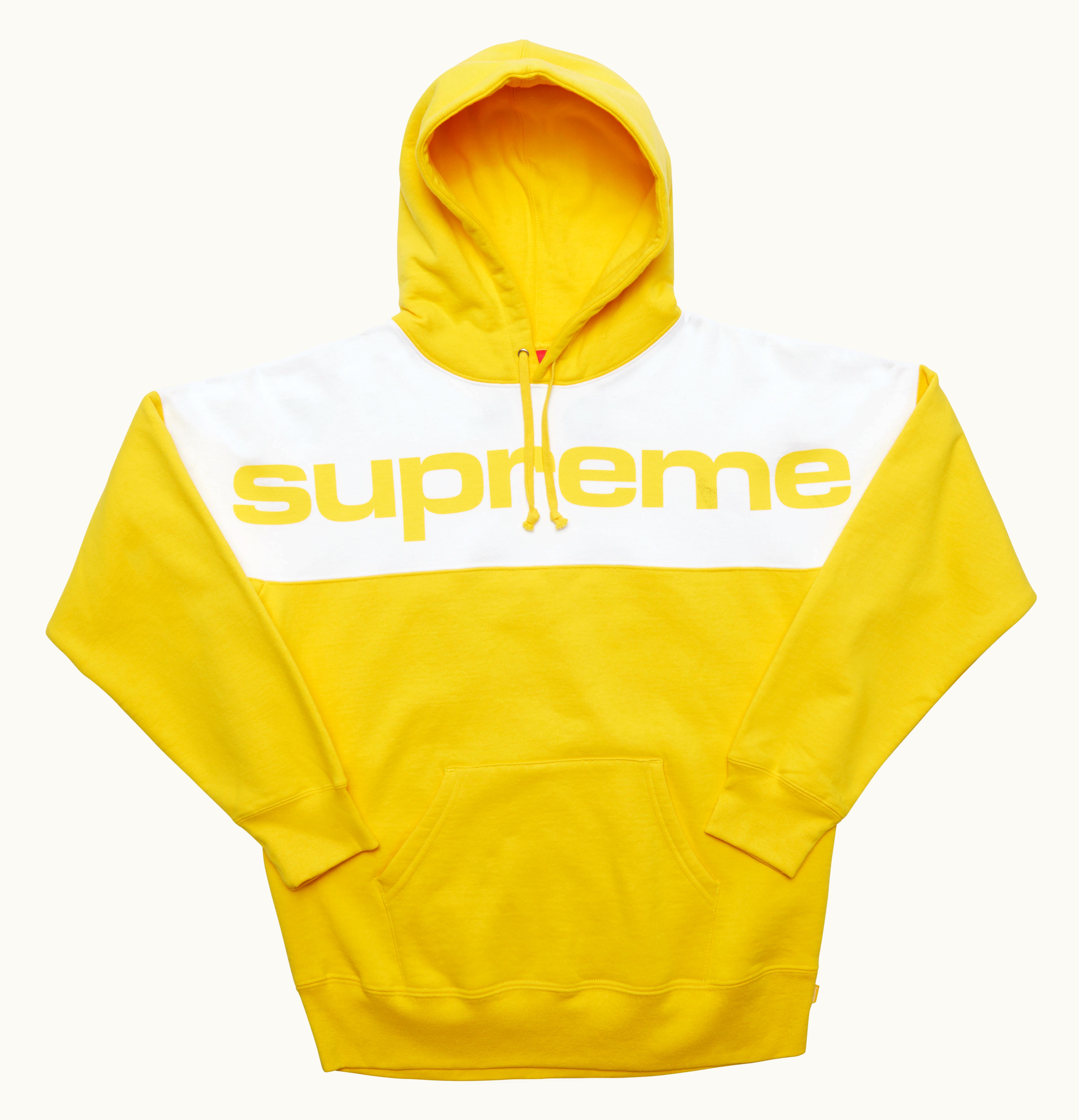 Supreme Supreme Blocked Hoodie Yellow