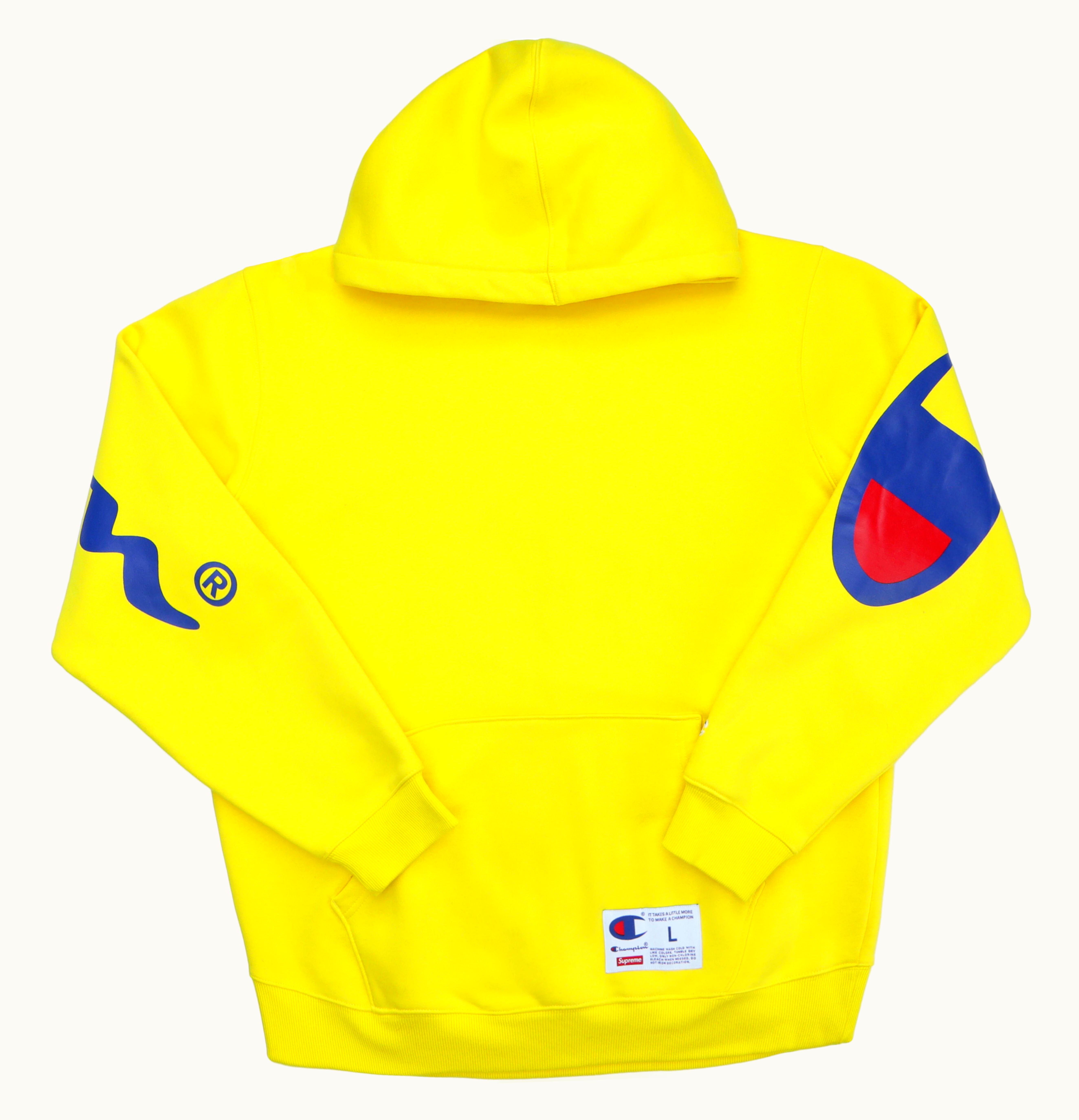 Supreme Supreme Champion Hooded Sweatshirt SS18 Yellow