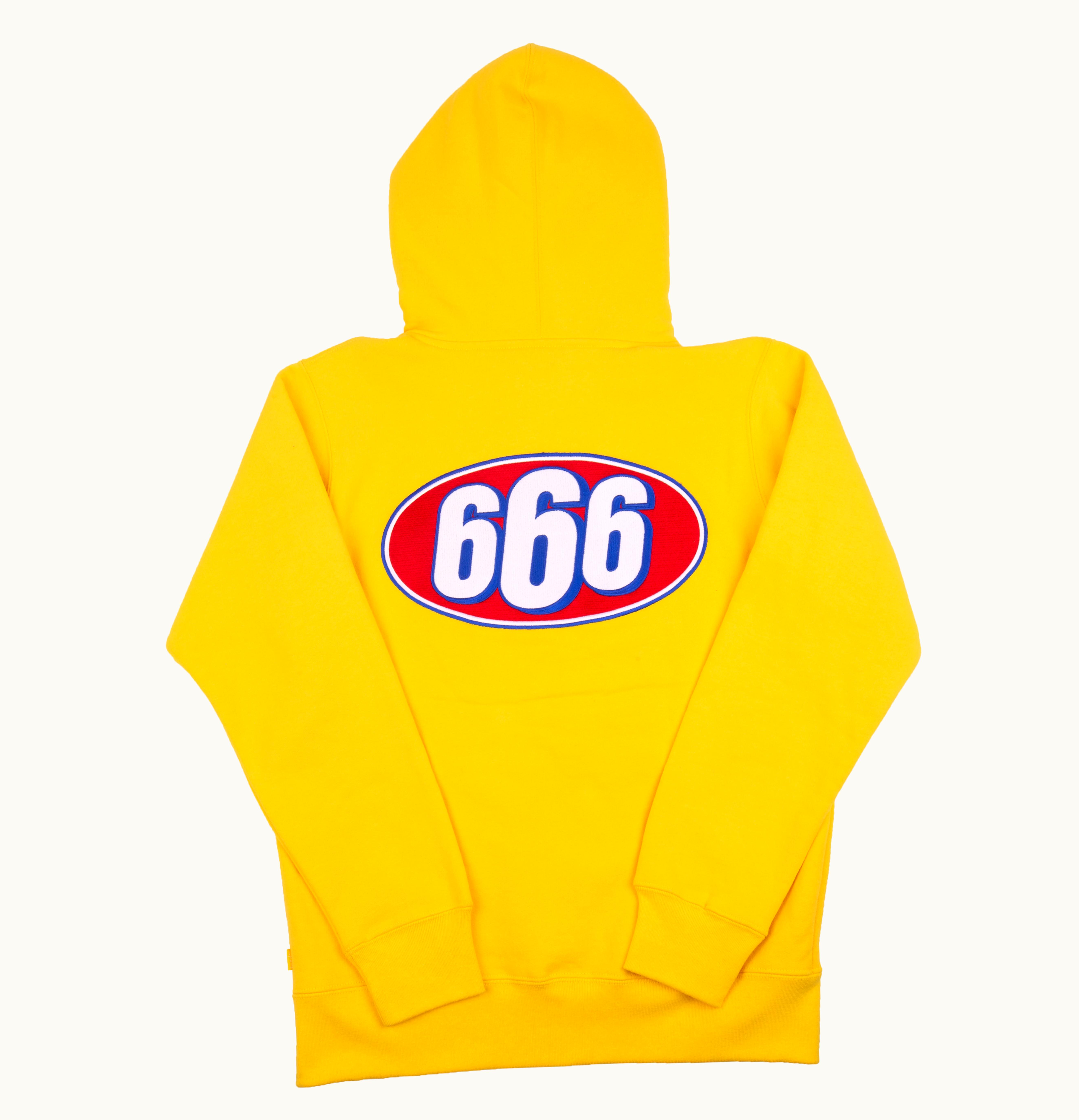 Supreme Supreme 666 Zip Up Hooded Sweatshirt Yellow
