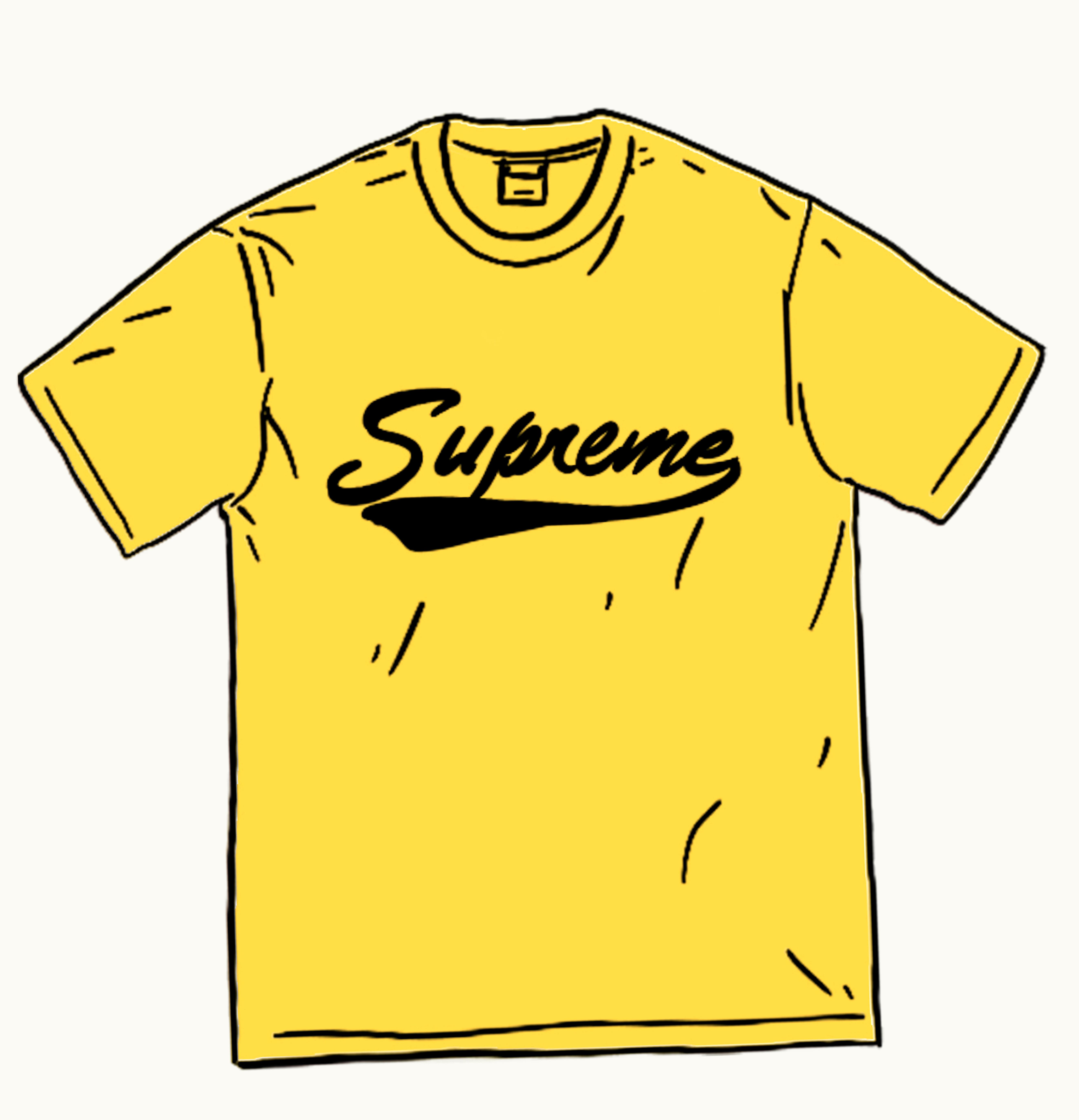 Supreme Supreme Intarsia Script S S Top Yellow