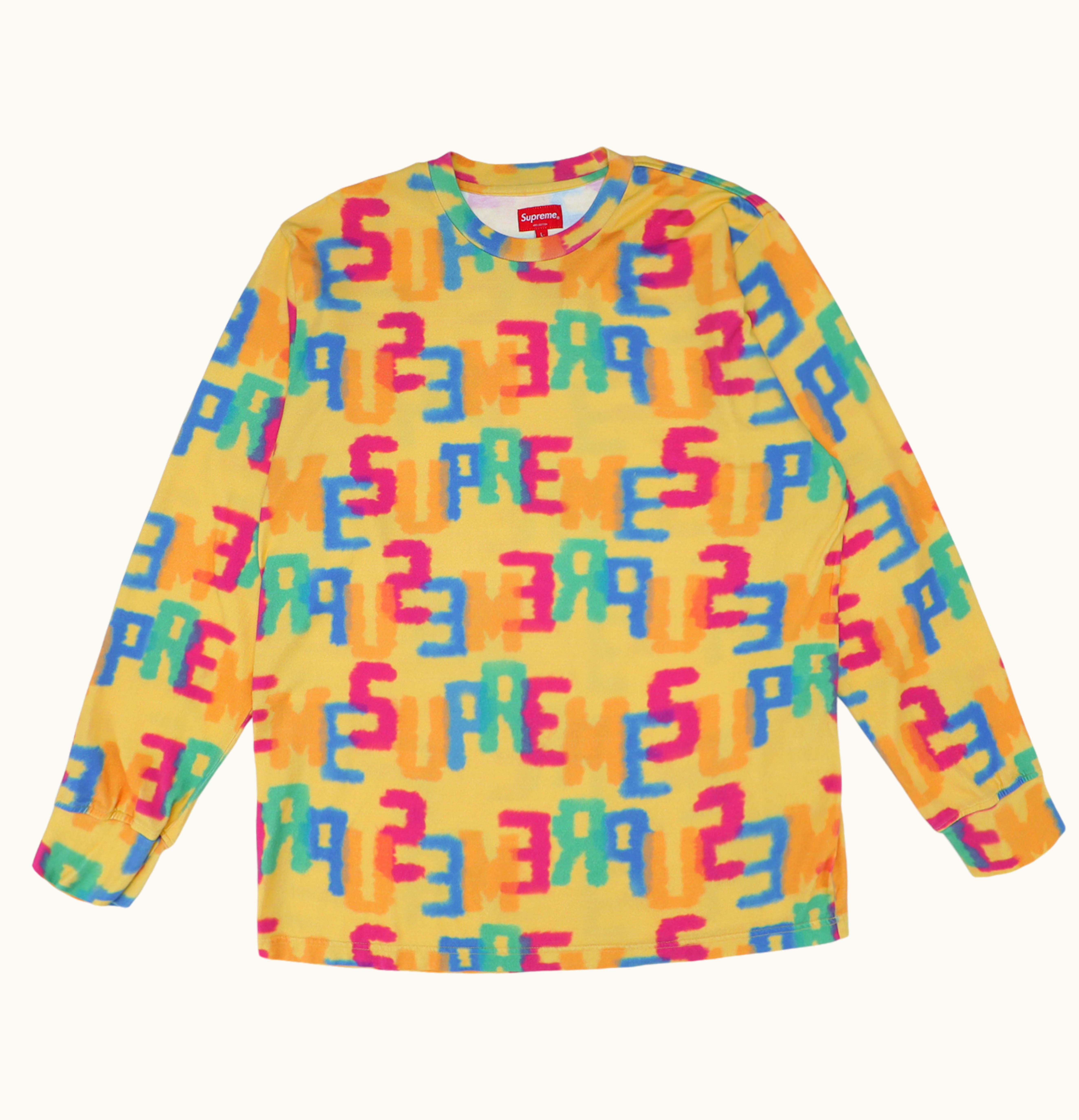 Supreme Supreme Letters LS Top Yellow