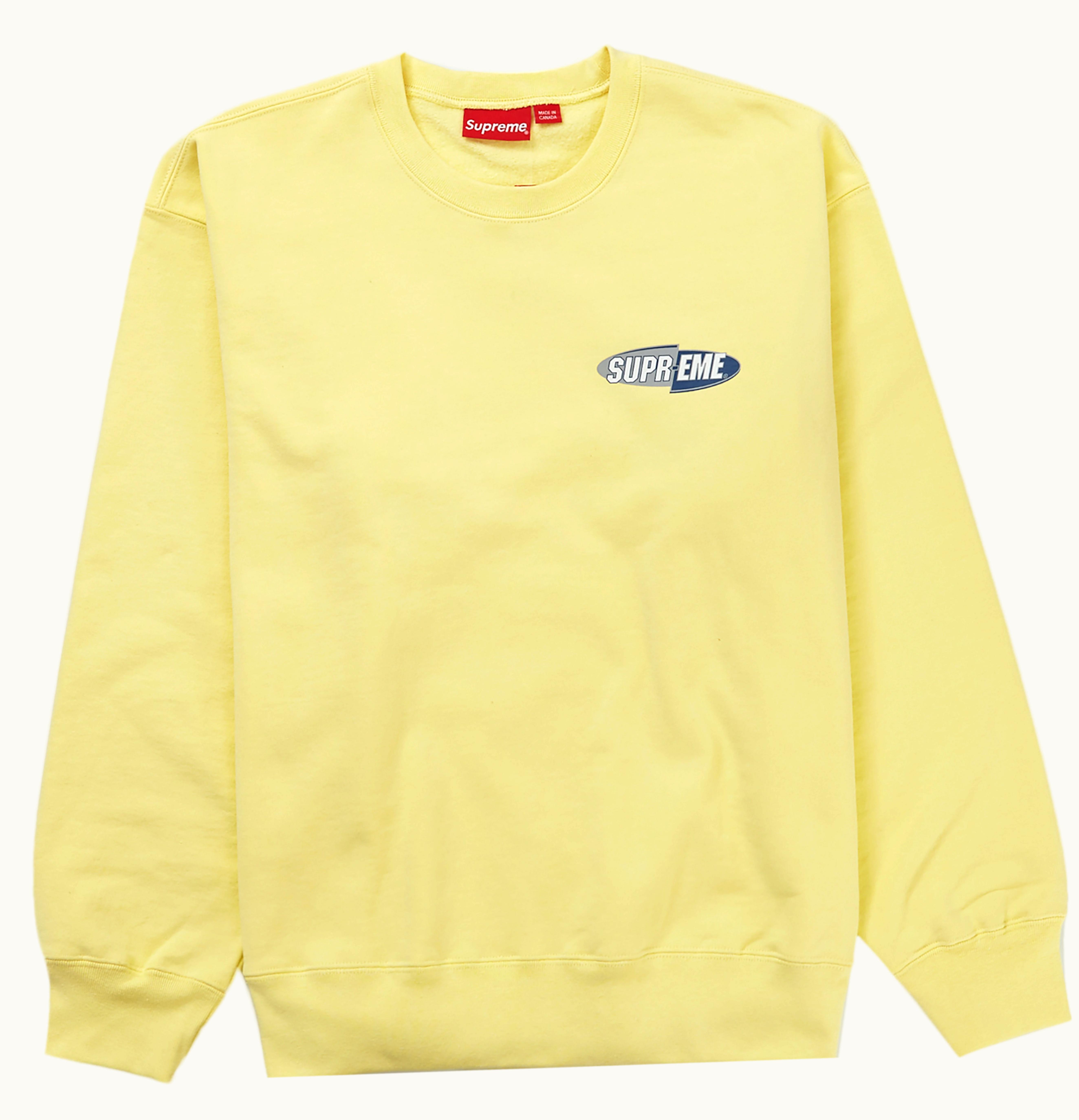 Supreme Supreme 212 Crewneck Light Yellow