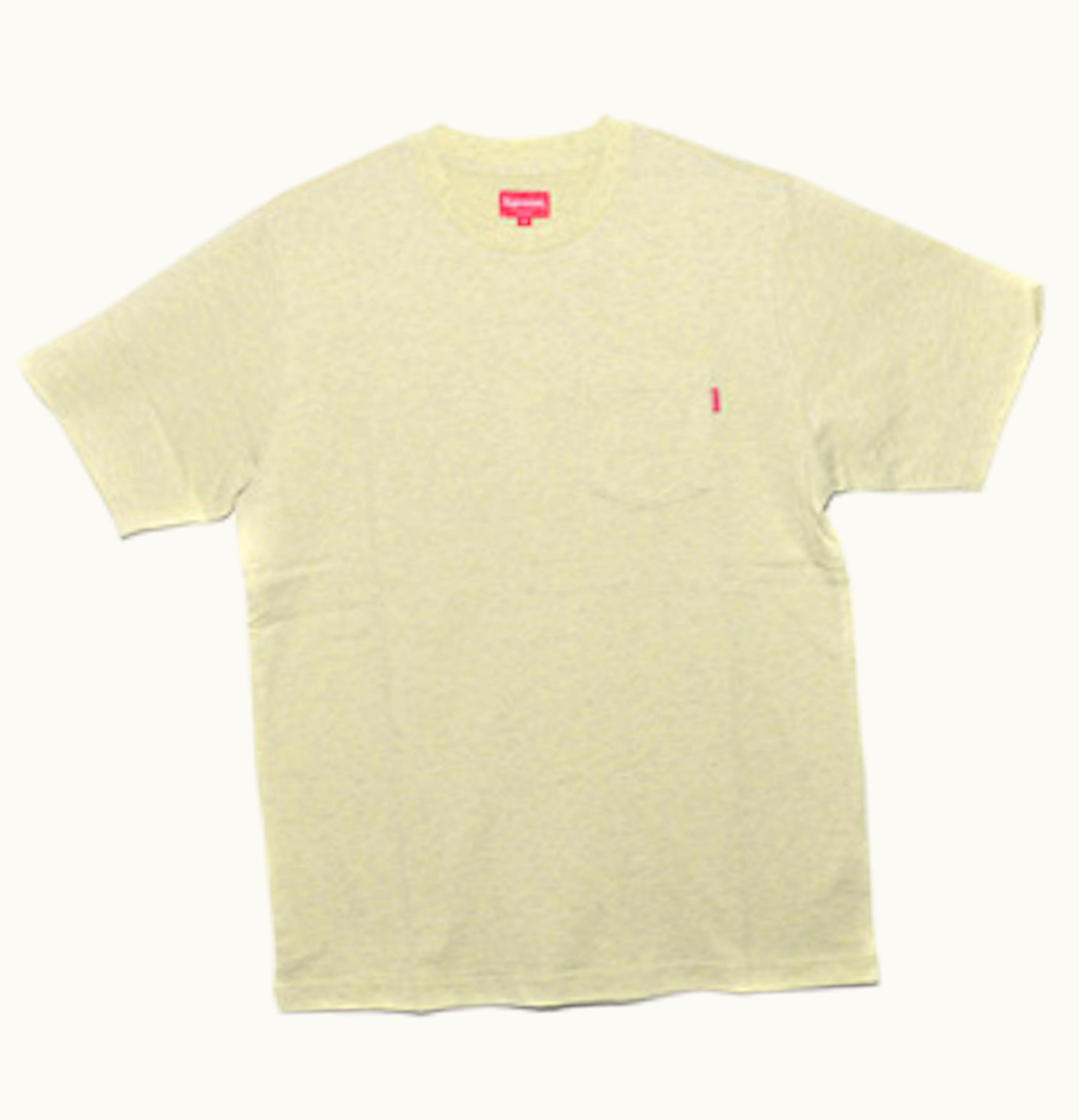 Supreme Supreme SS Pocket Tee Heather Pale Yellow