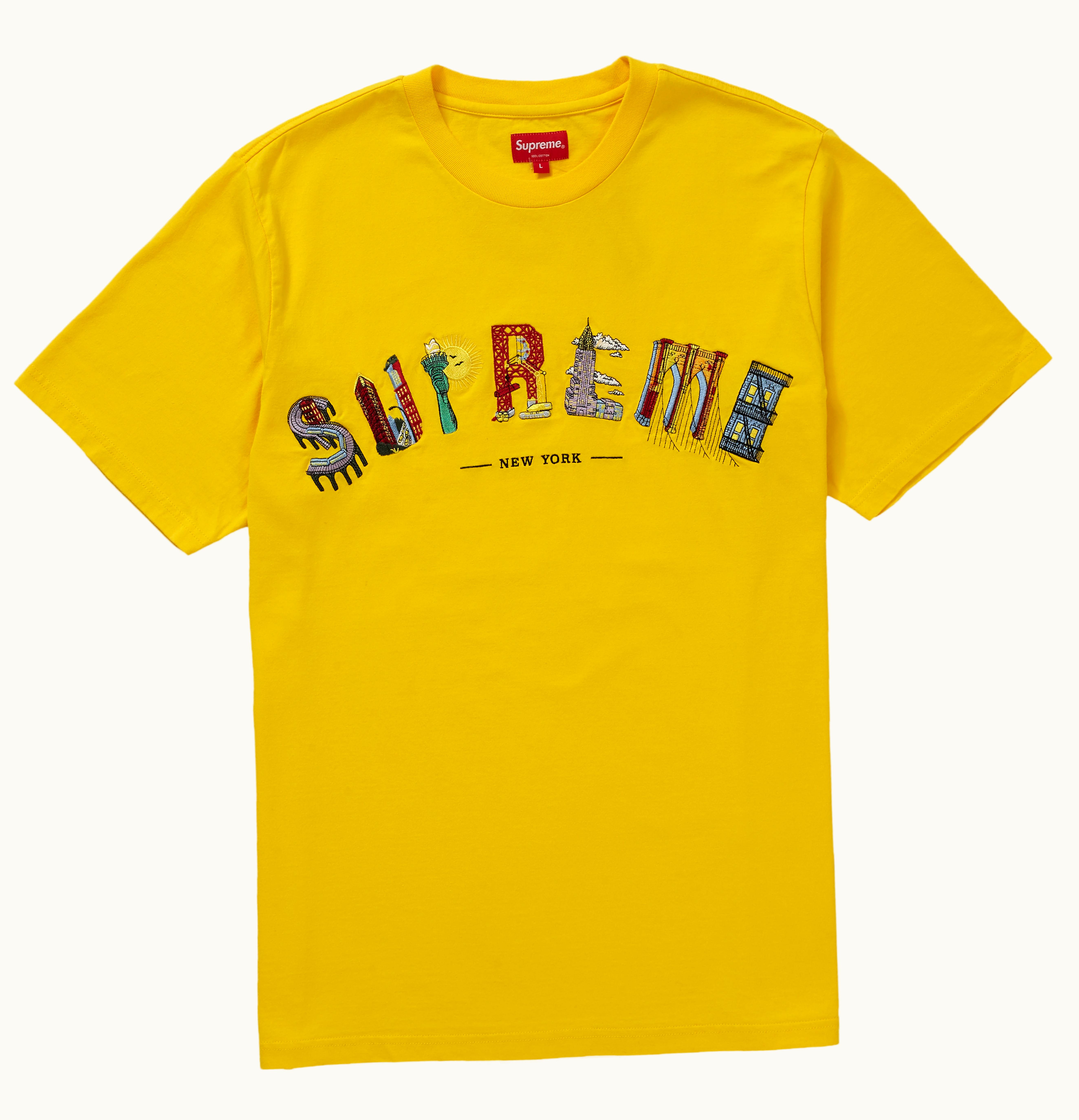 Supreme Supreme City Arc Tee Yellow
