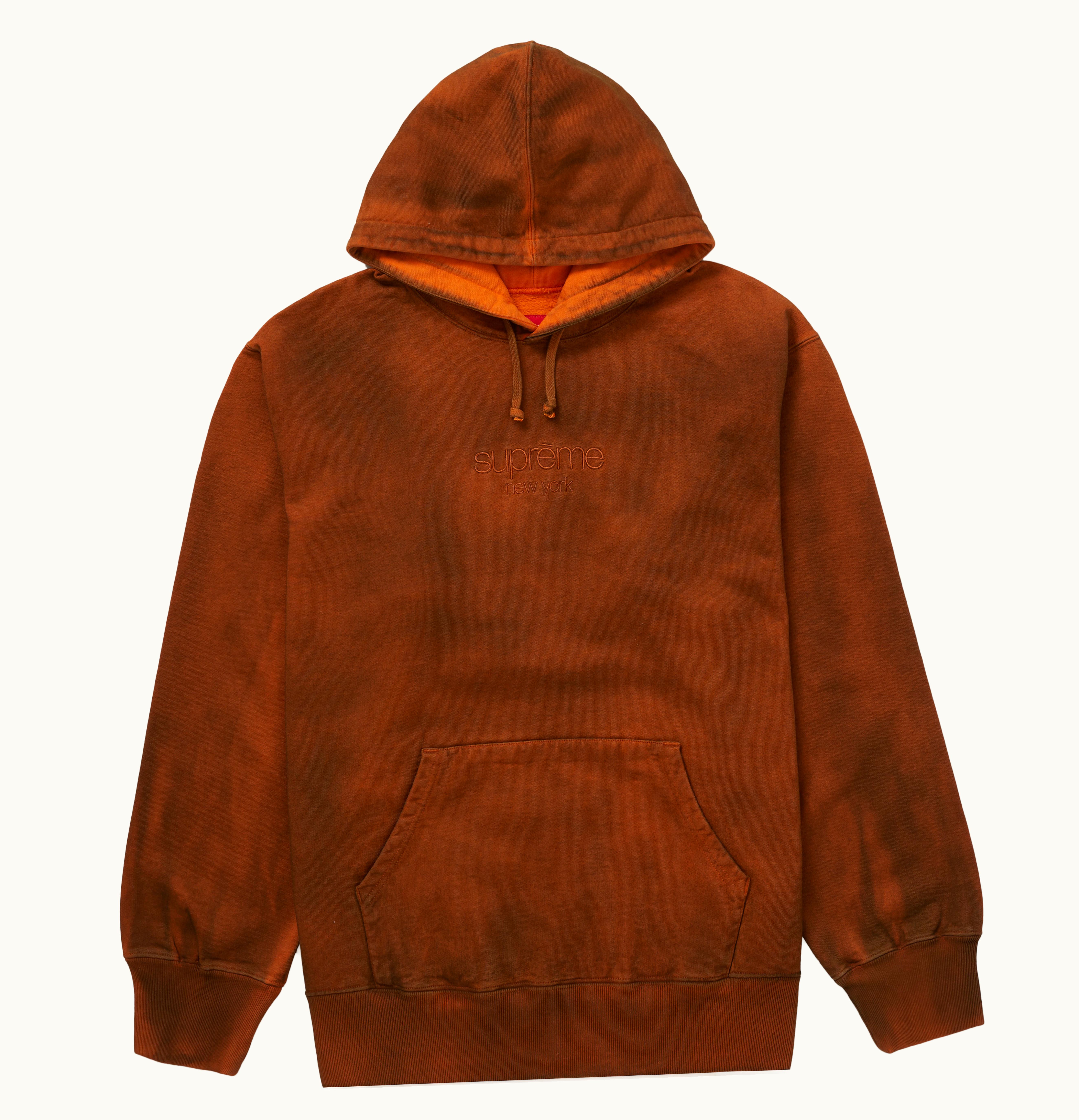 Supreme Supreme Spray Hooded Sweatshirt Orange