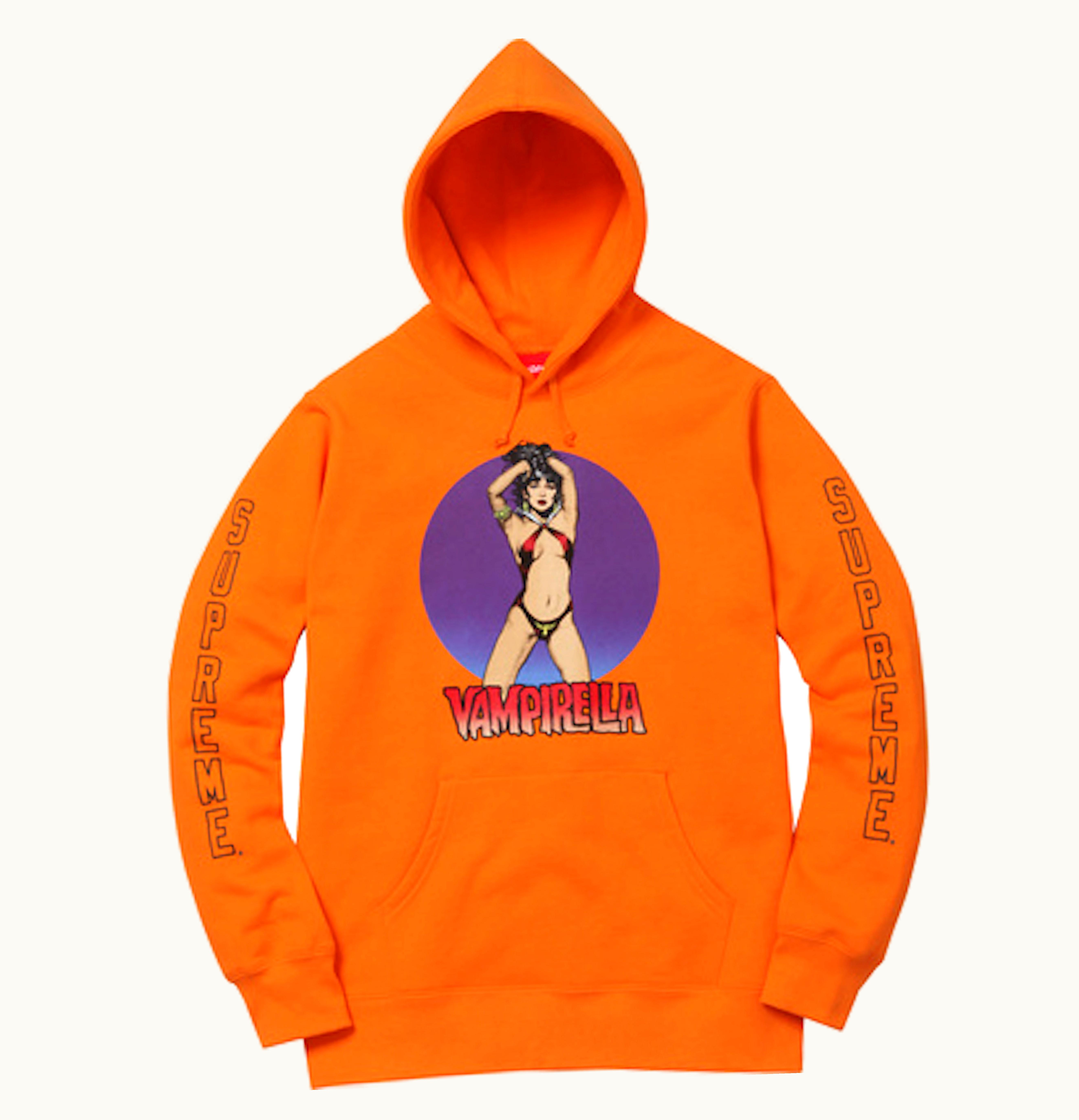 Supreme Supreme Vampirella Hooded Sweatshirt Orange