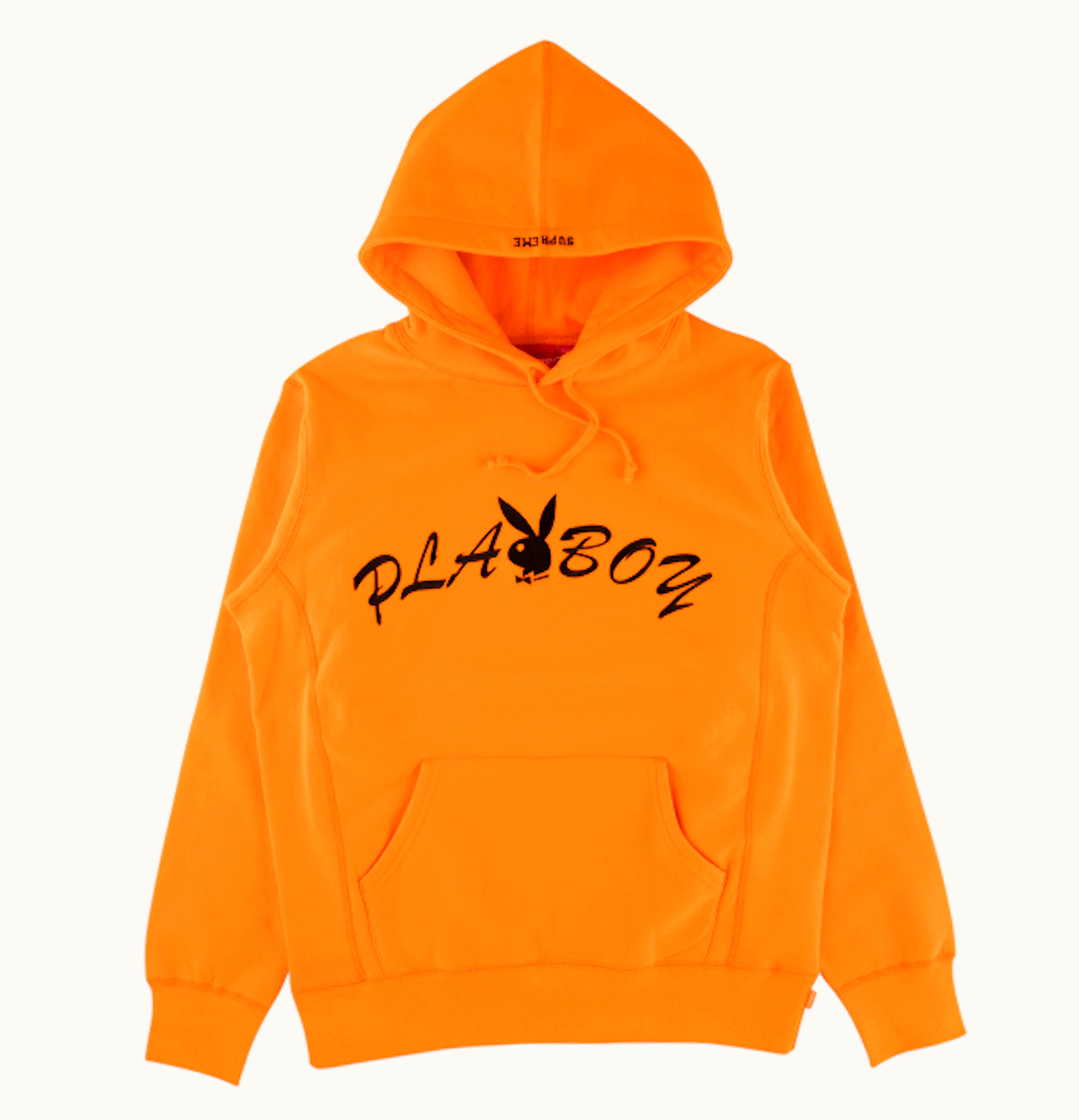 Supreme Supreme Playboy Hooded Sweatshirt Orange SS17