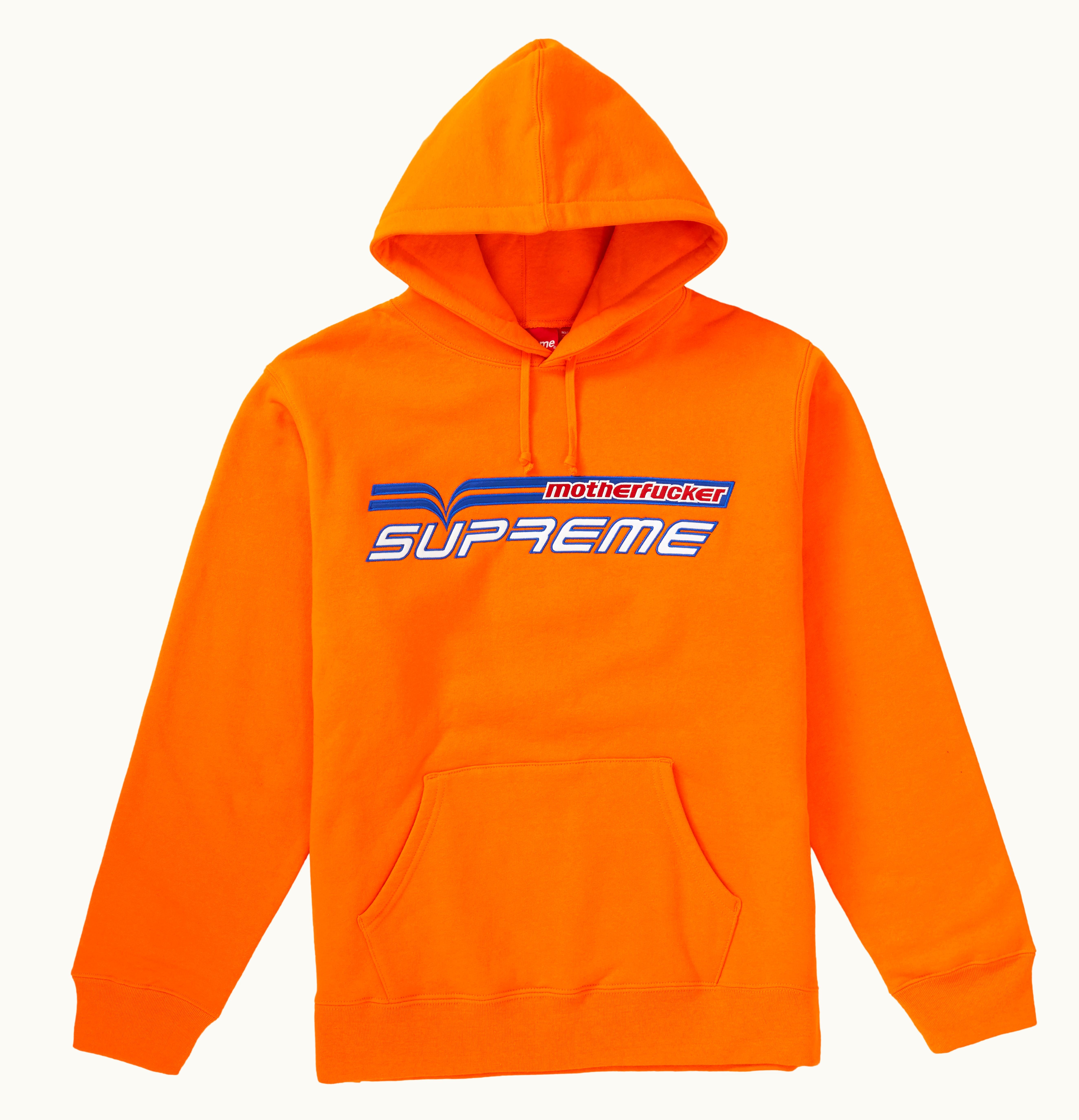 Supreme Supreme Motherfucker Hooded Sweatshirt Orange