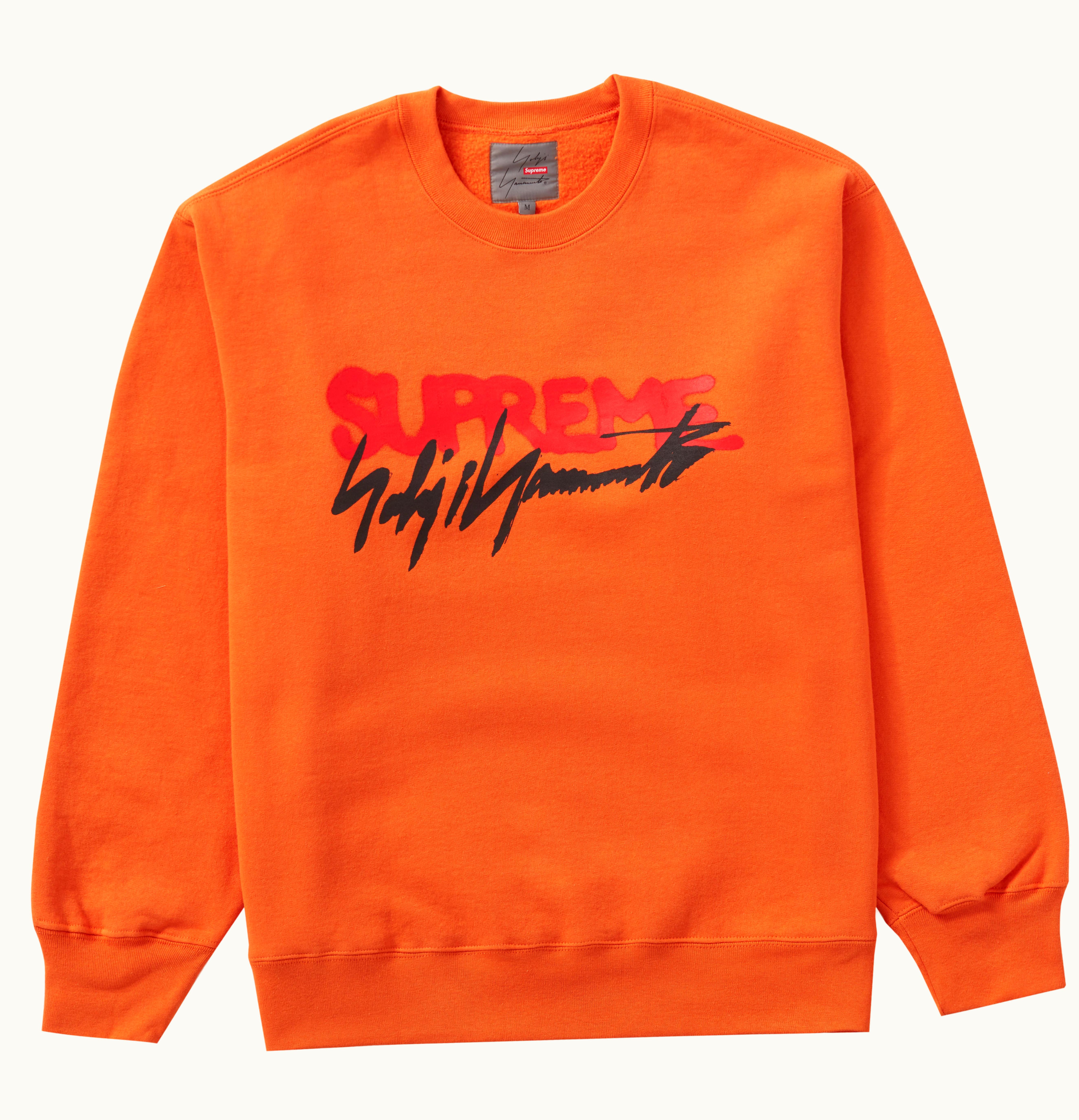 Supreme Supreme Yohji Yamamoto Crewneck Orange