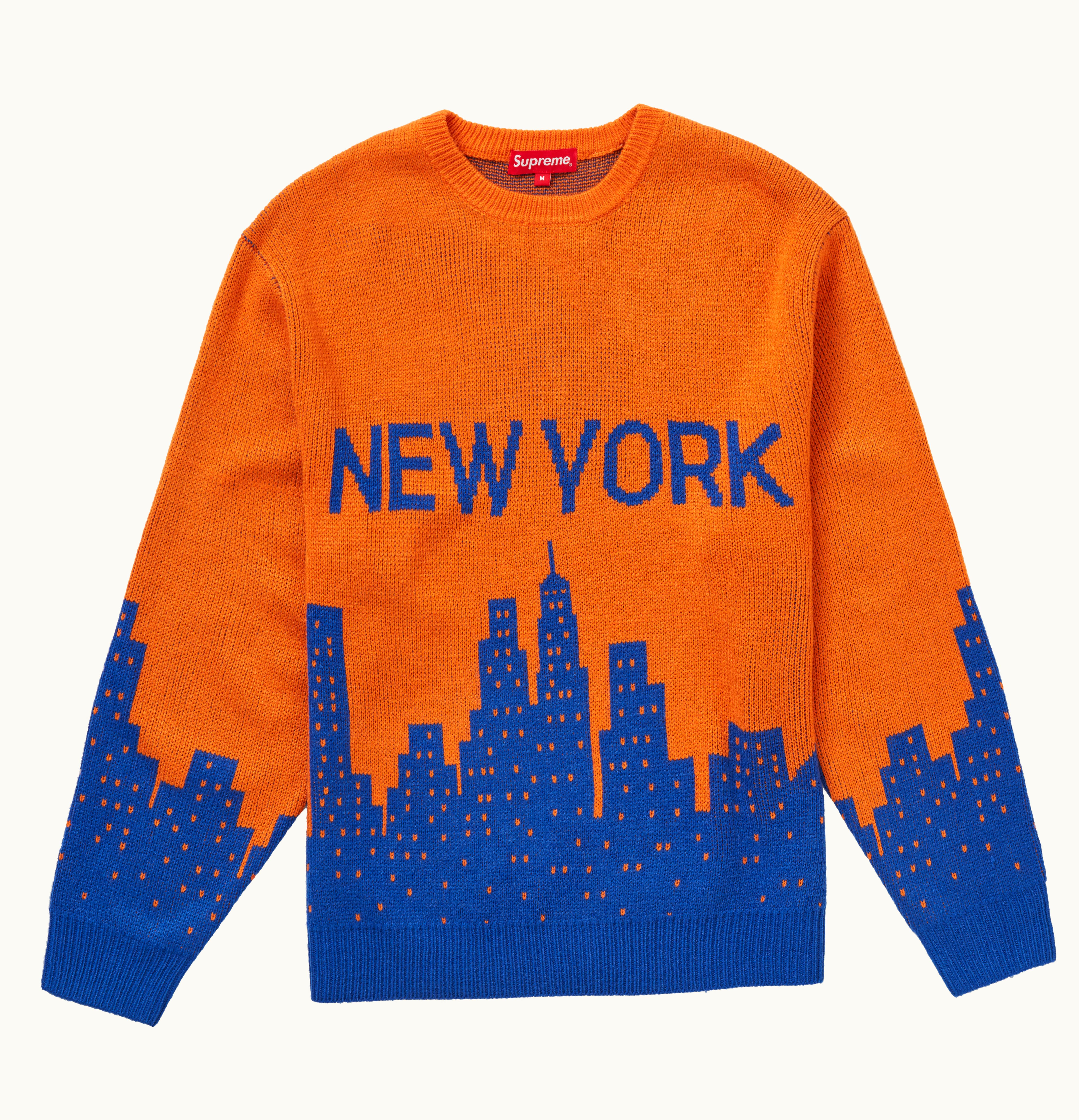 Supreme Supreme New York Sweater Orange