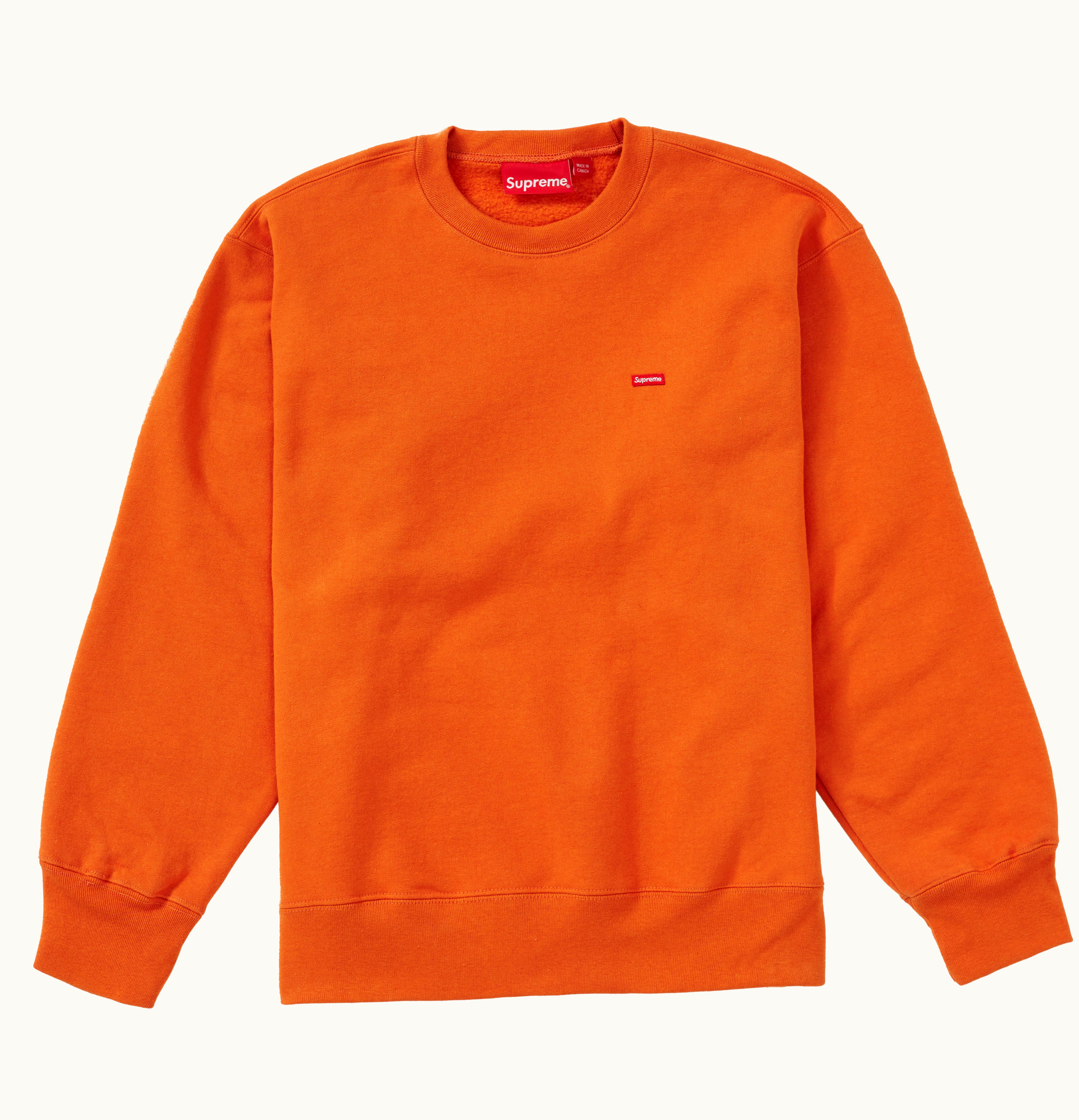 Supreme Supreme Small Box Crewneck FW20 Burnt Orange