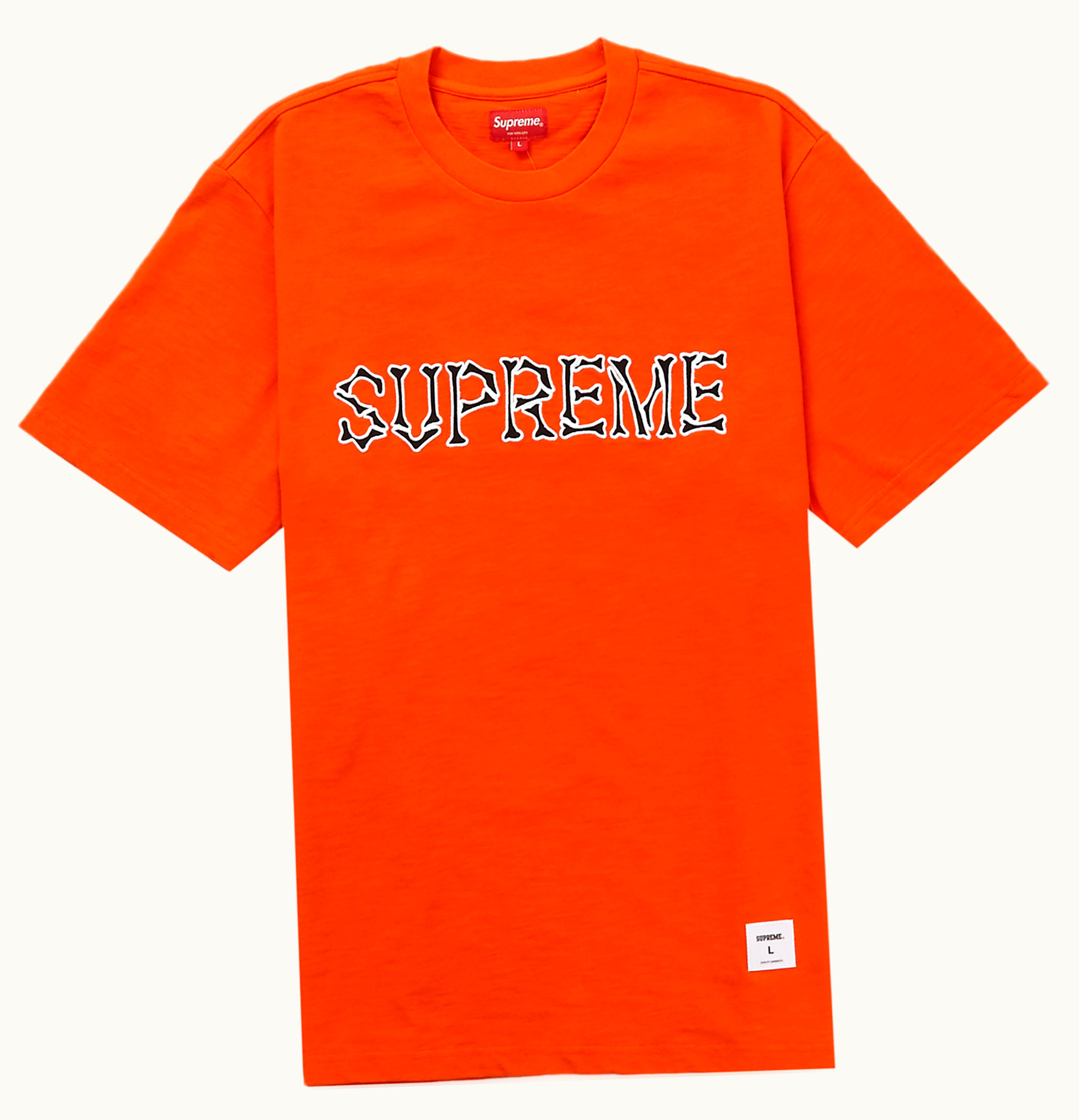 Supreme Supreme Bones S S Top Orange