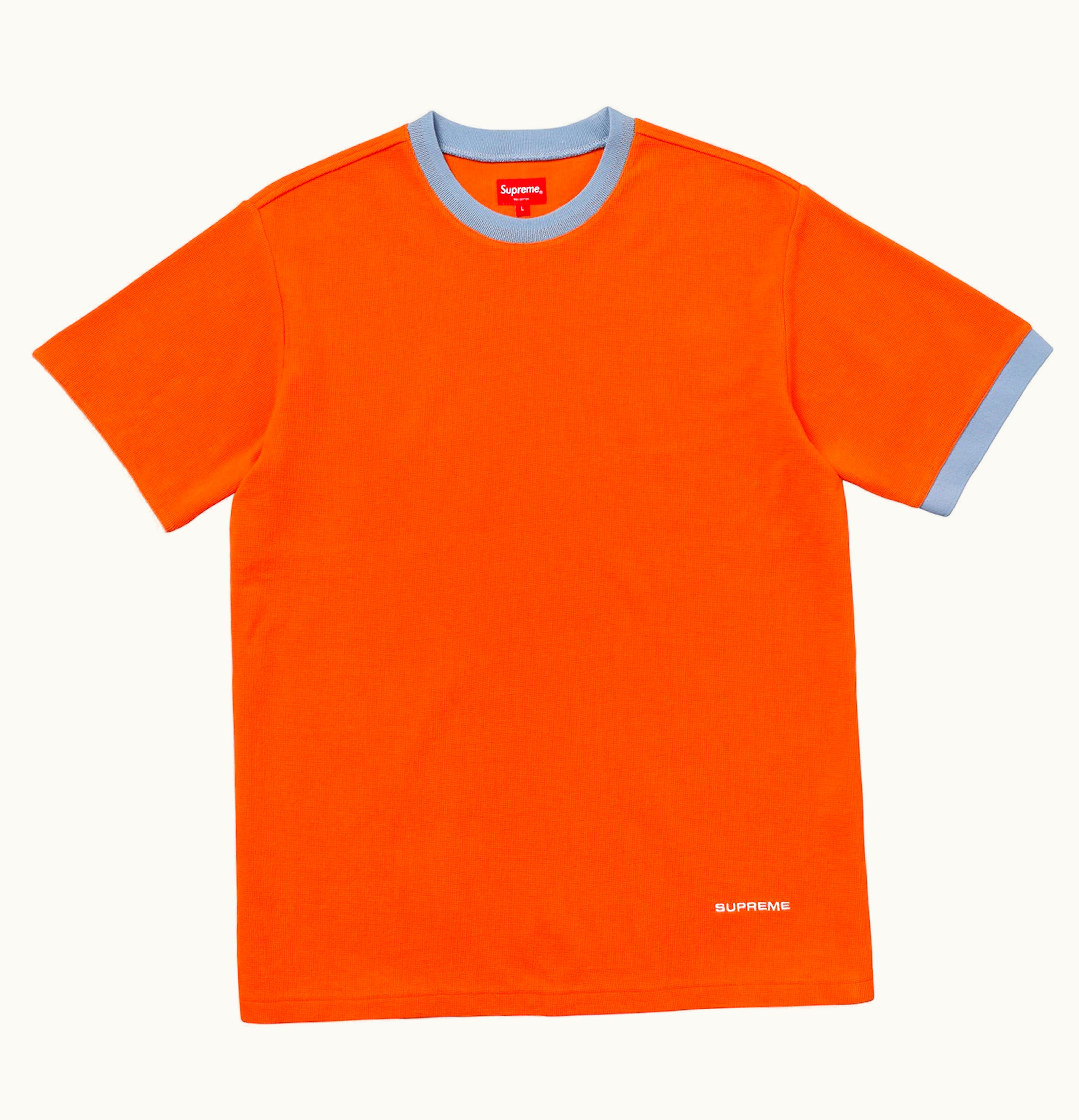 Supreme Supreme Waffle Ringer Orange