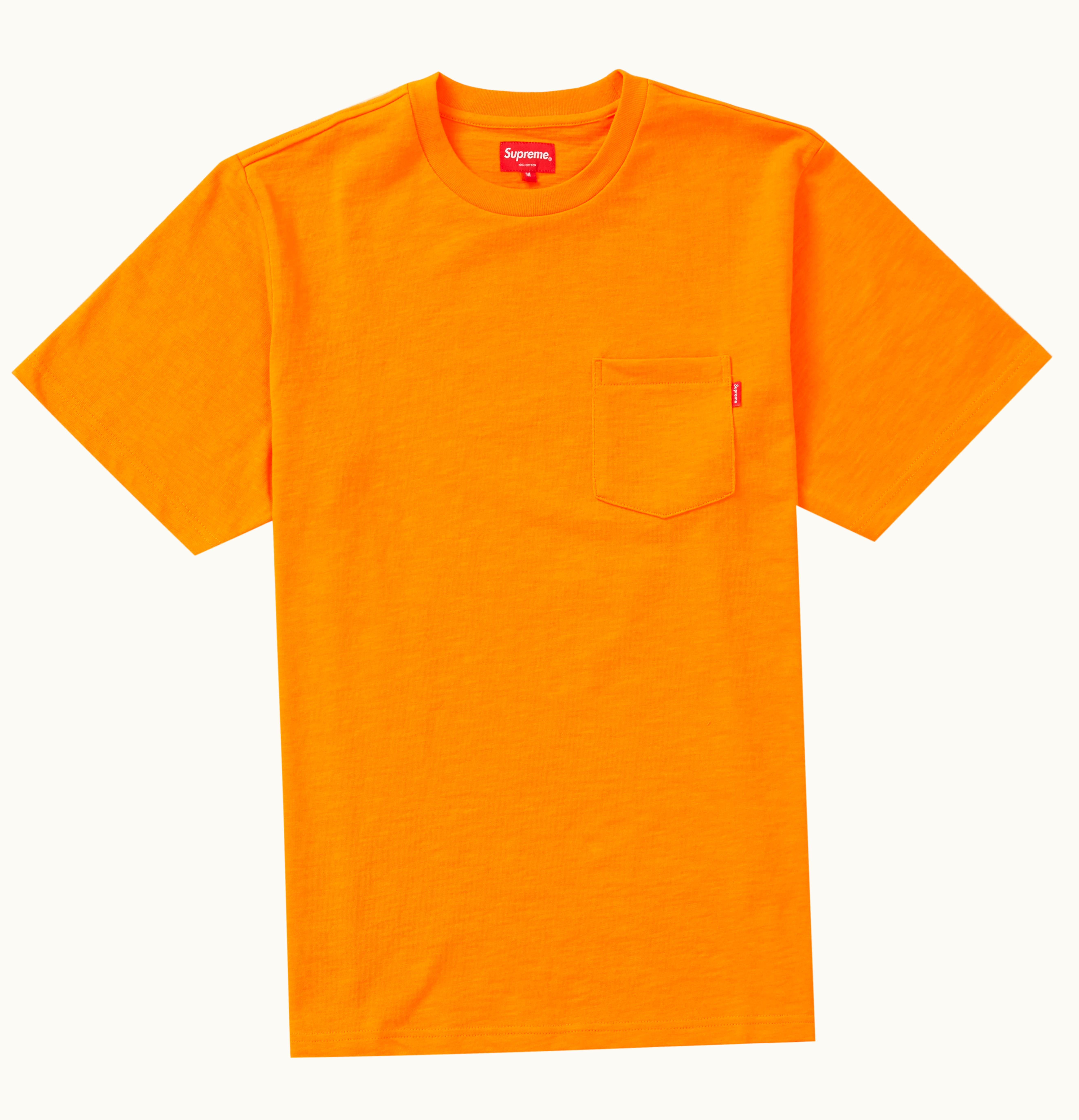 Supreme Supreme S S Pocket Tee Orange