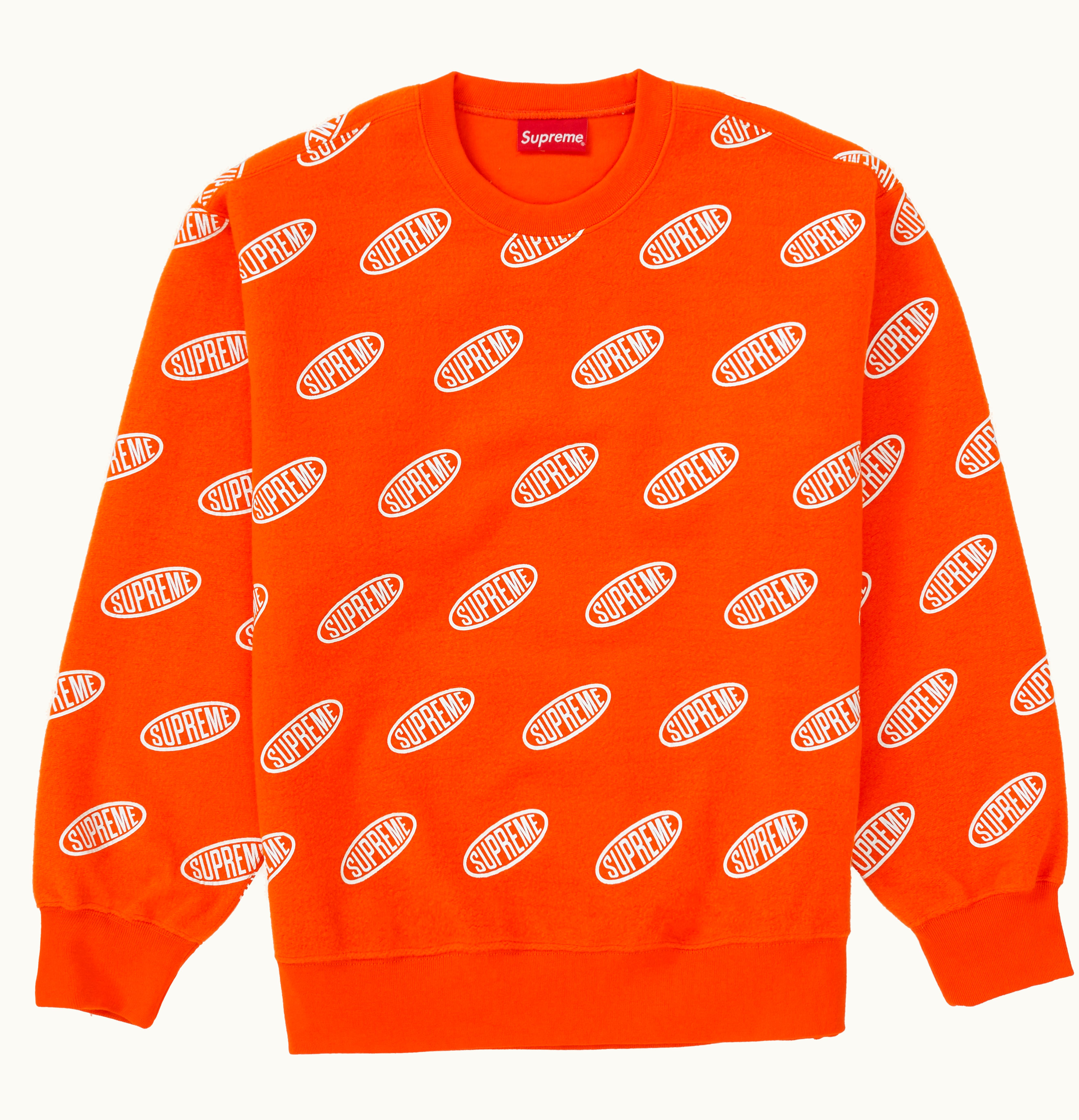 Supreme Supreme Liner Crewneck Orange