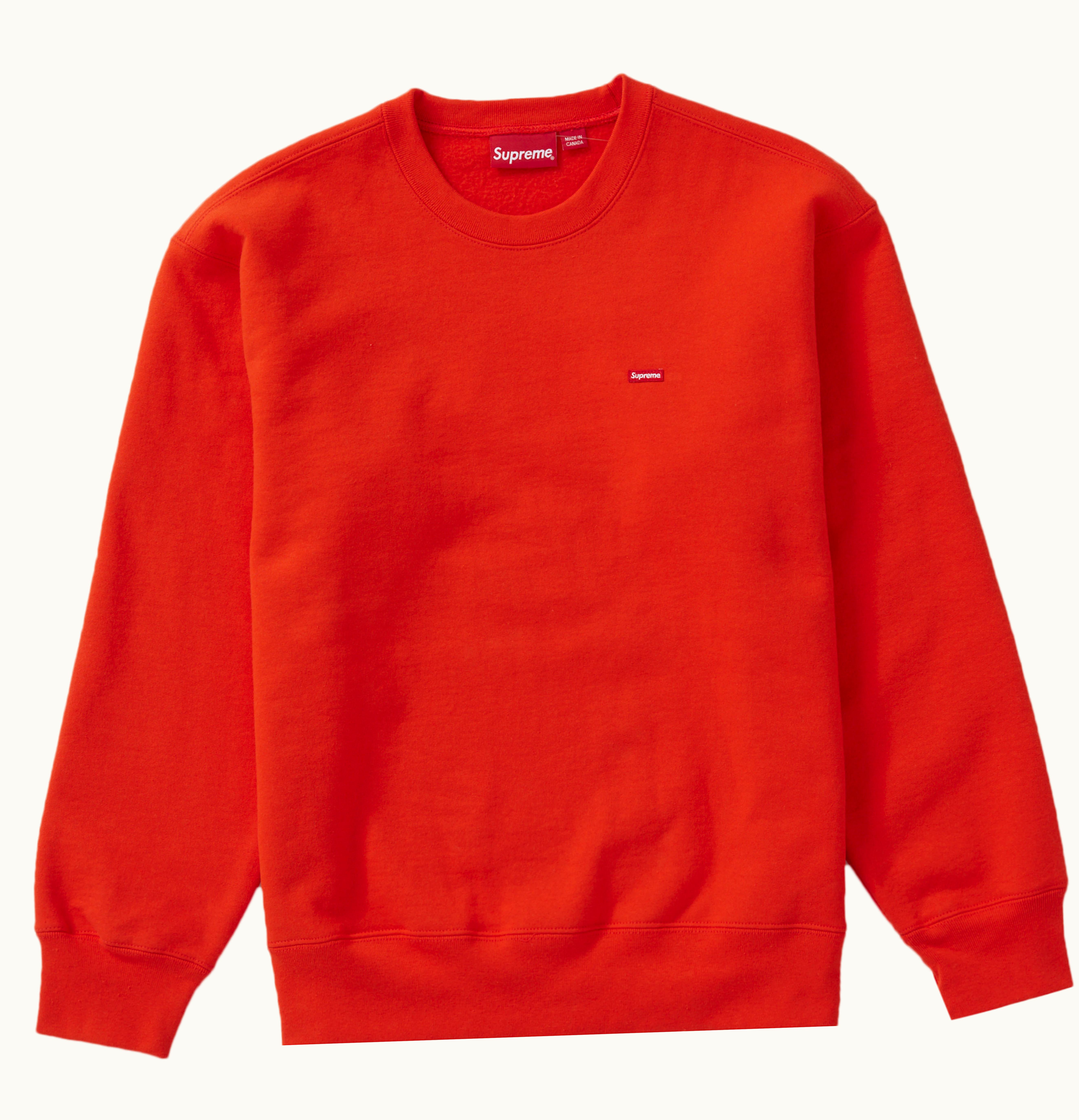 Supreme Supreme Small Box Crewneck FW22 Bright Orange