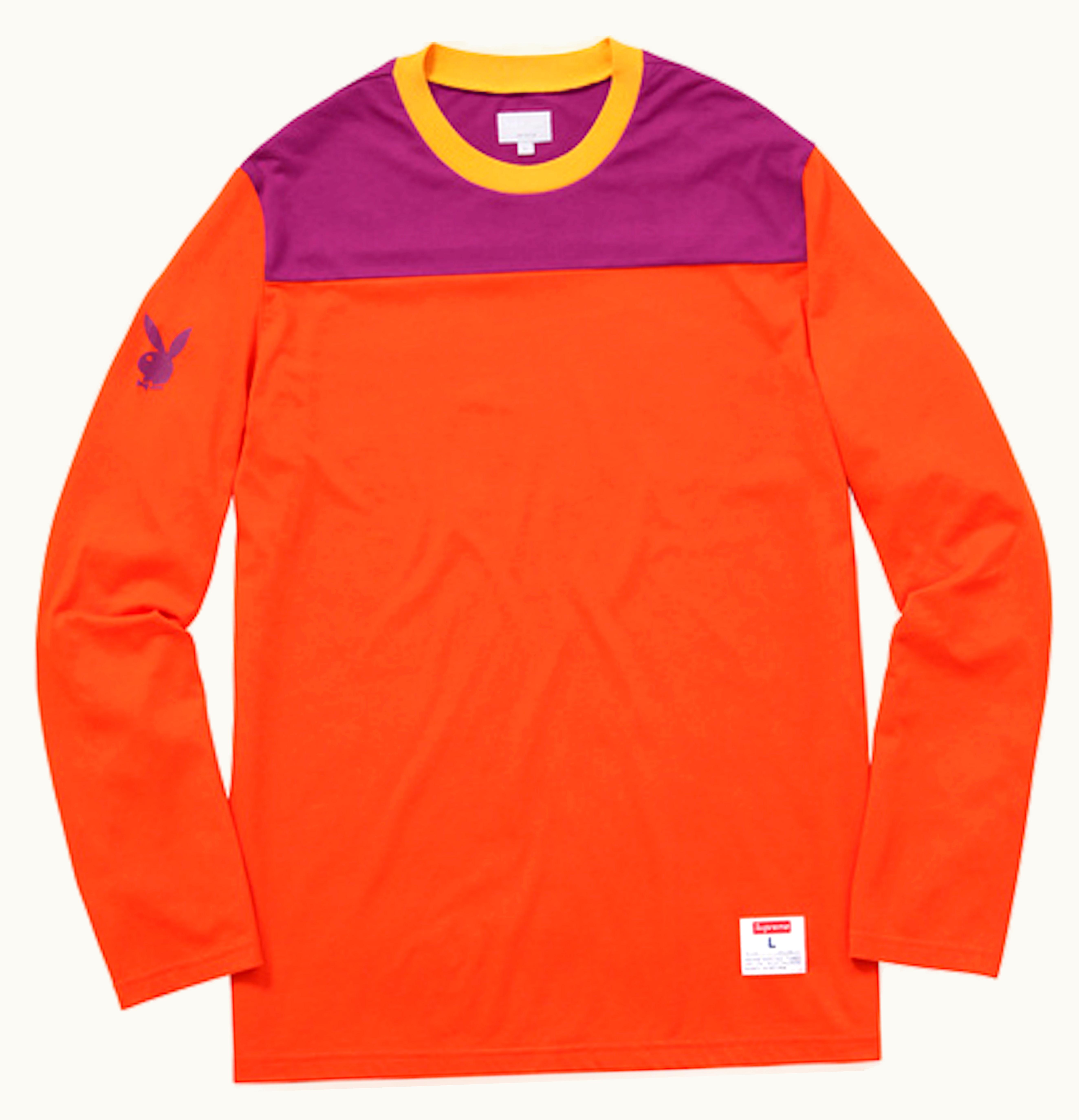 Supreme Supreme Playboy LS Football Top Orange