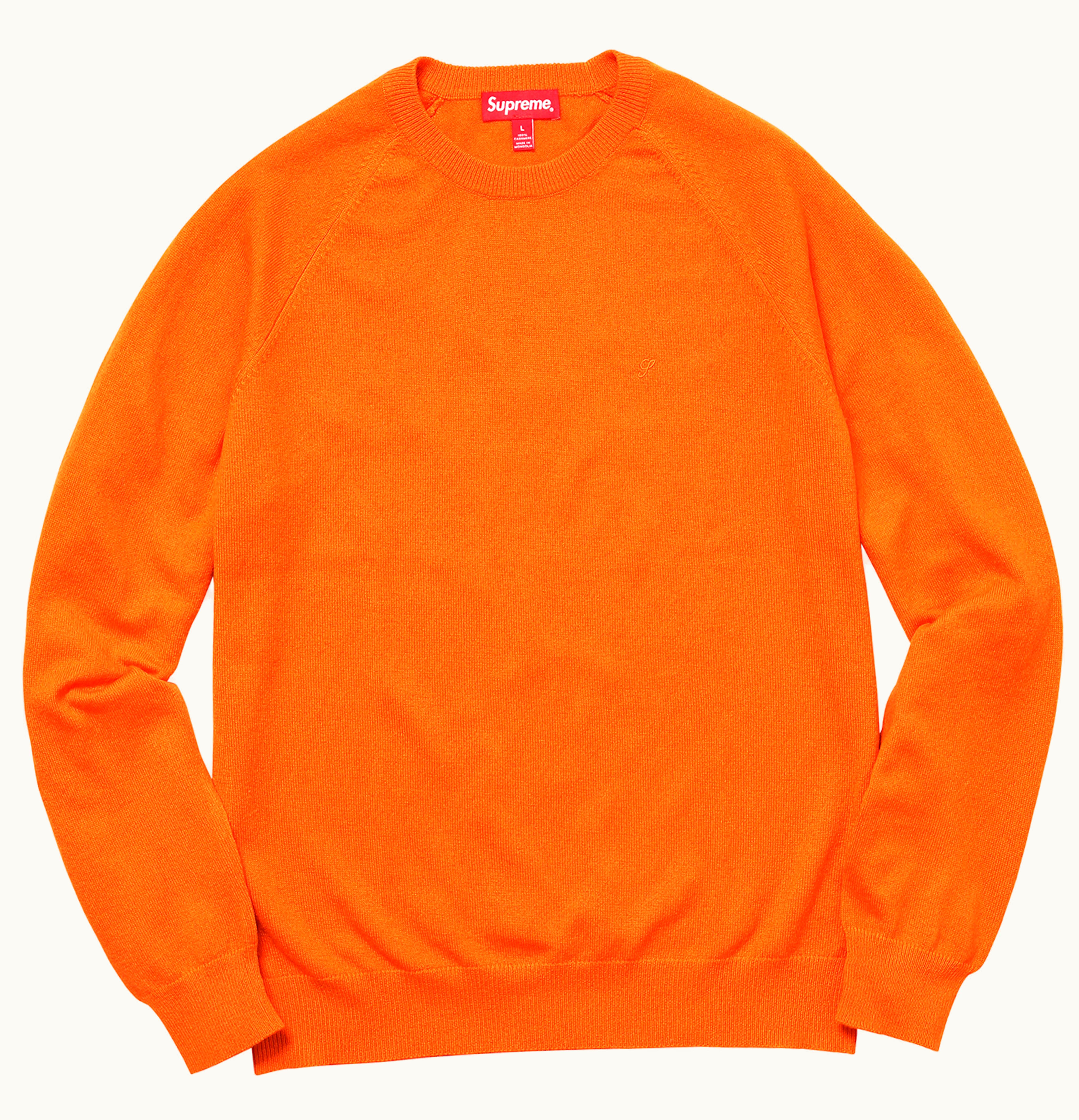 Supreme Supreme Cashmere Sweater Orange