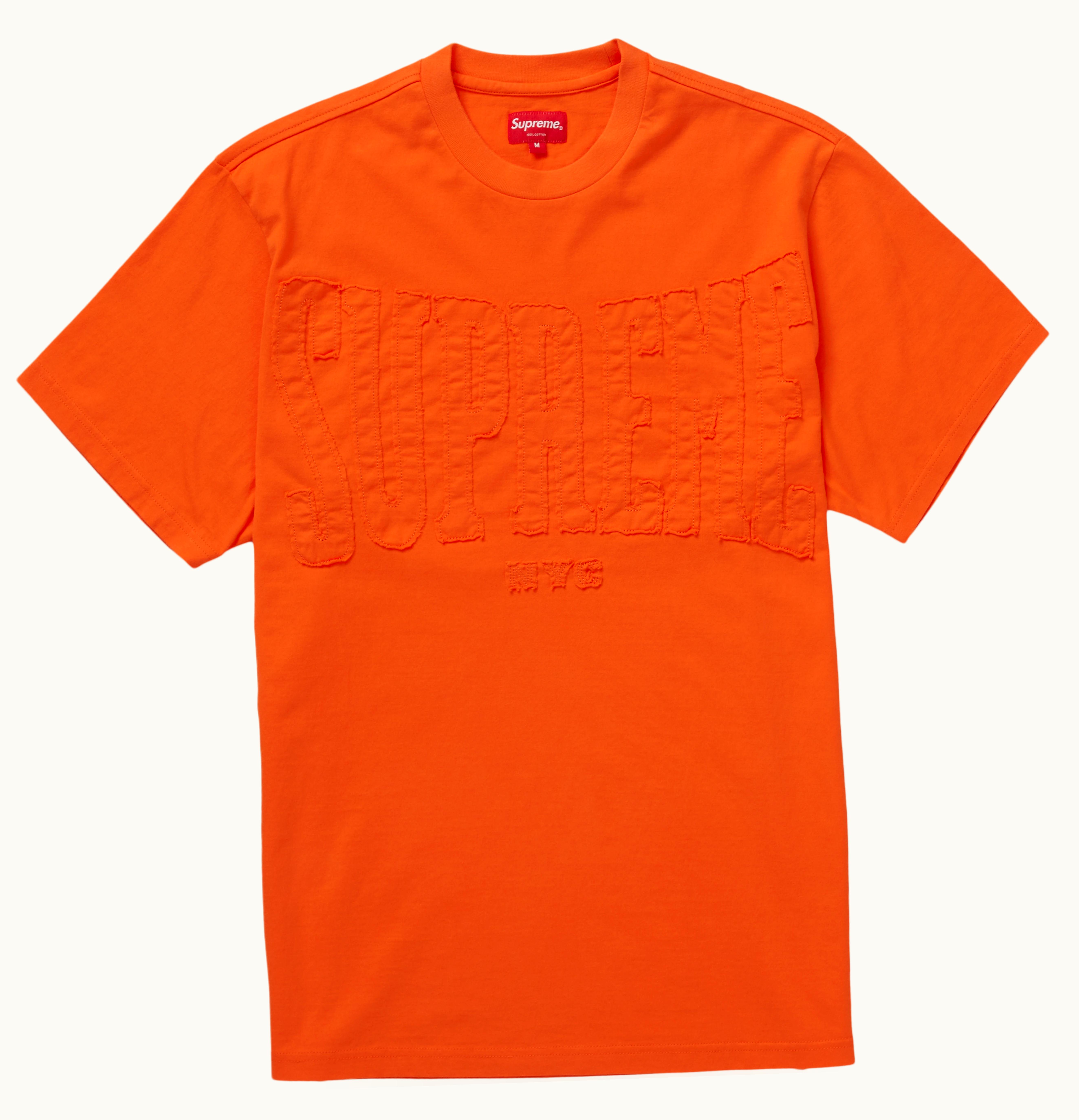 Supreme Supreme Cutout Logo S S Top Orange