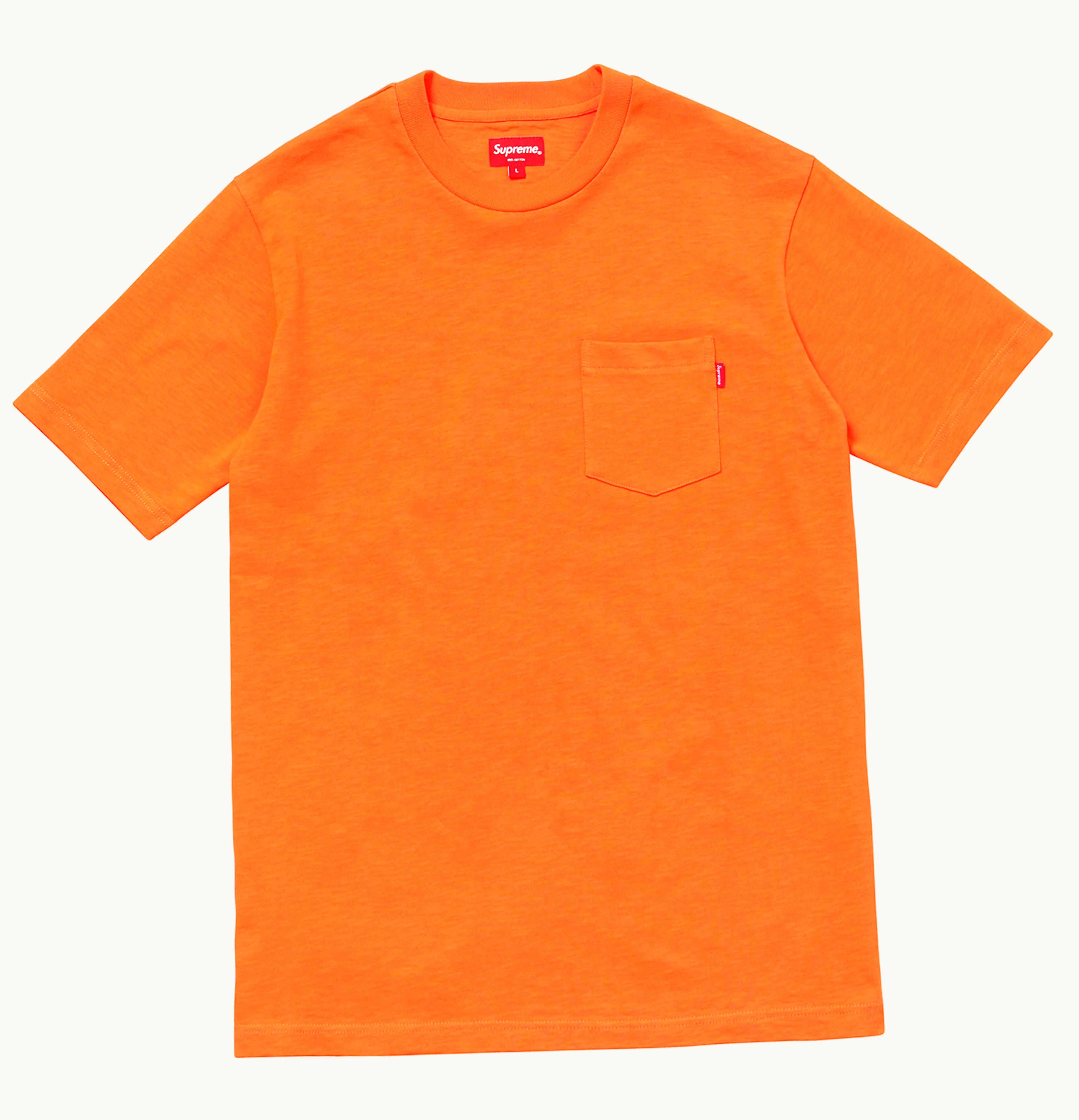 Supreme Supreme SS Pocket Tee Heather Orange