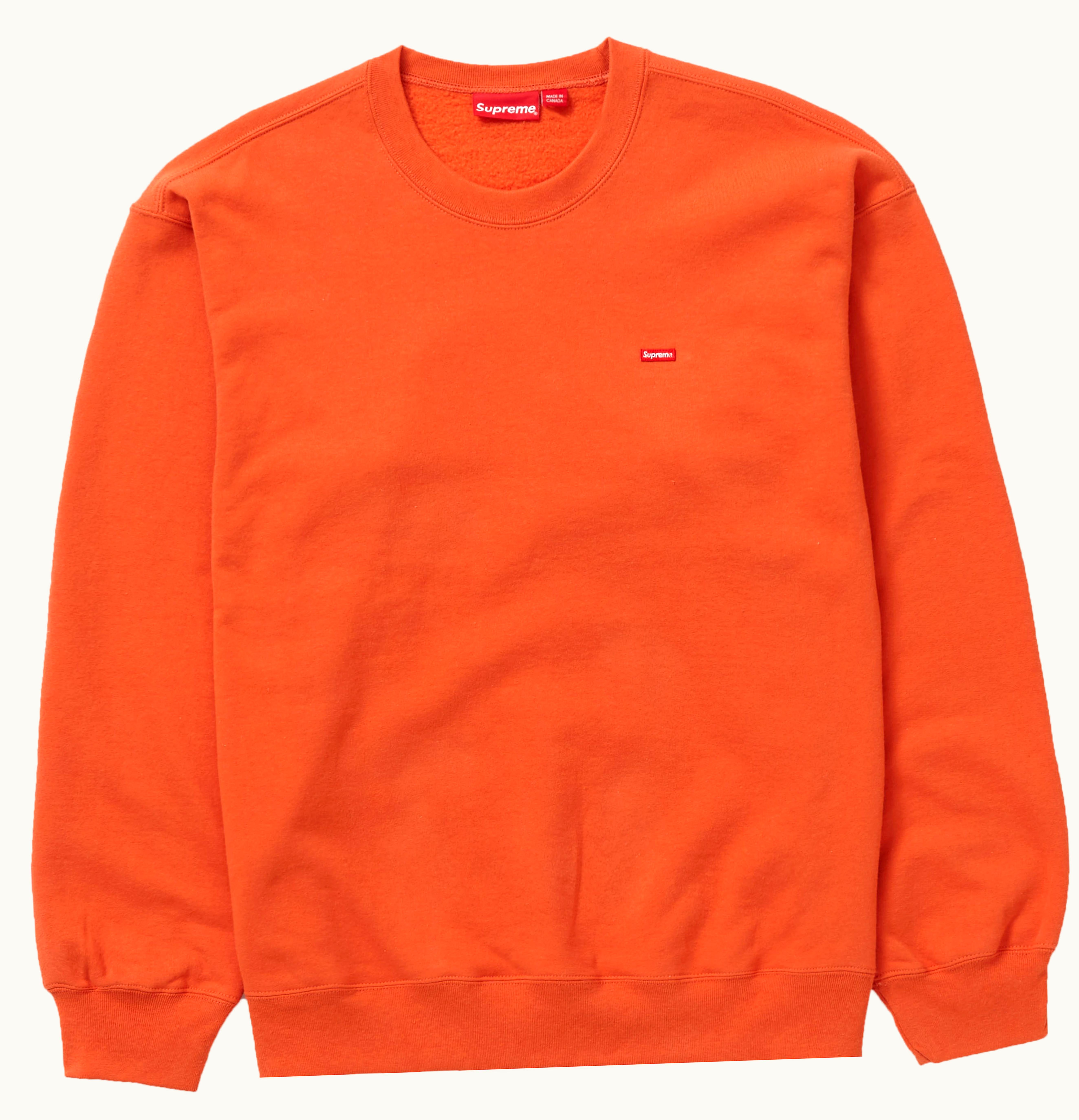 Supreme Supreme Small Box Crewneck SS21 Burnt Orange