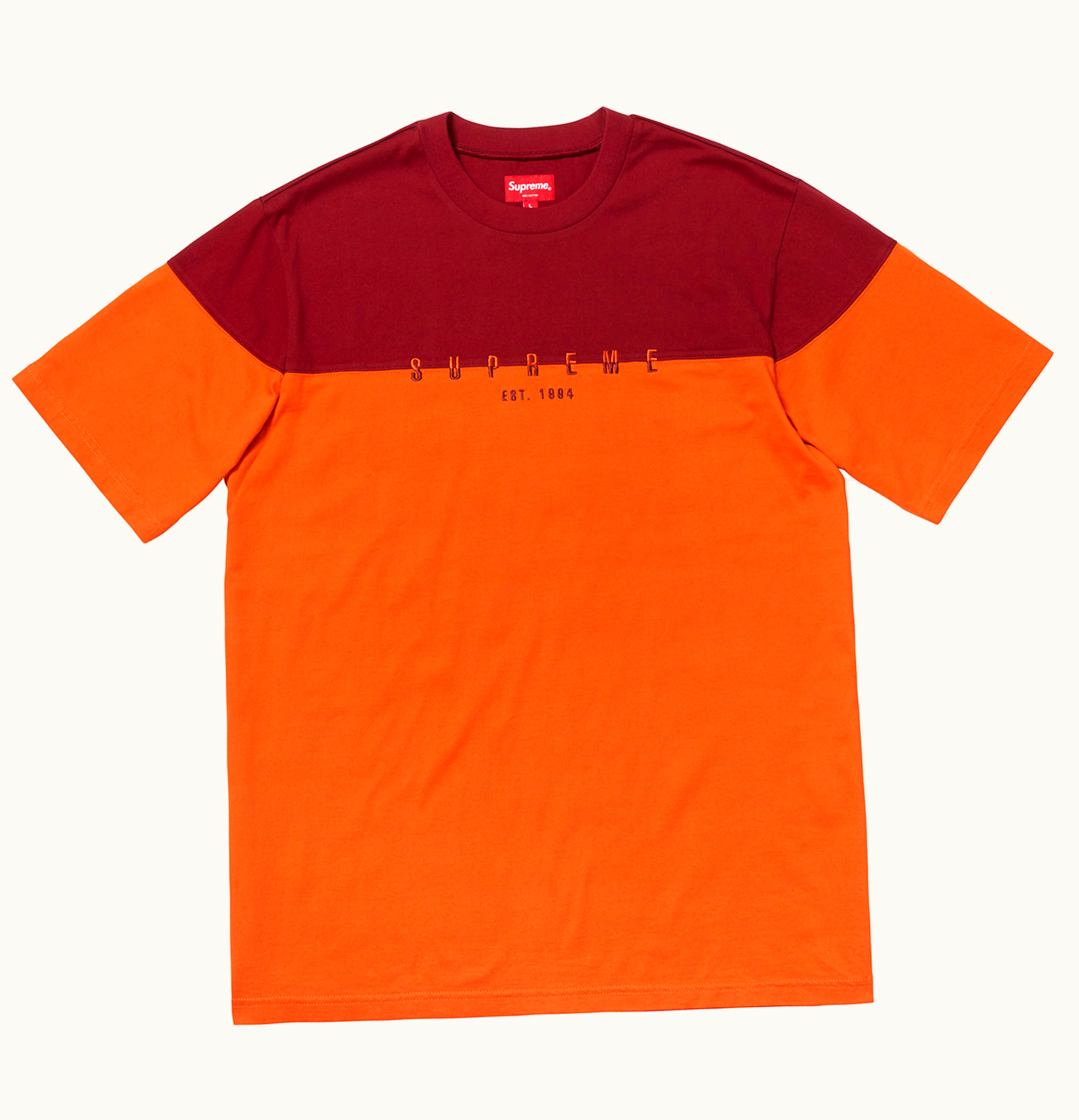 Supreme Supreme Split Logo SS Top Orange