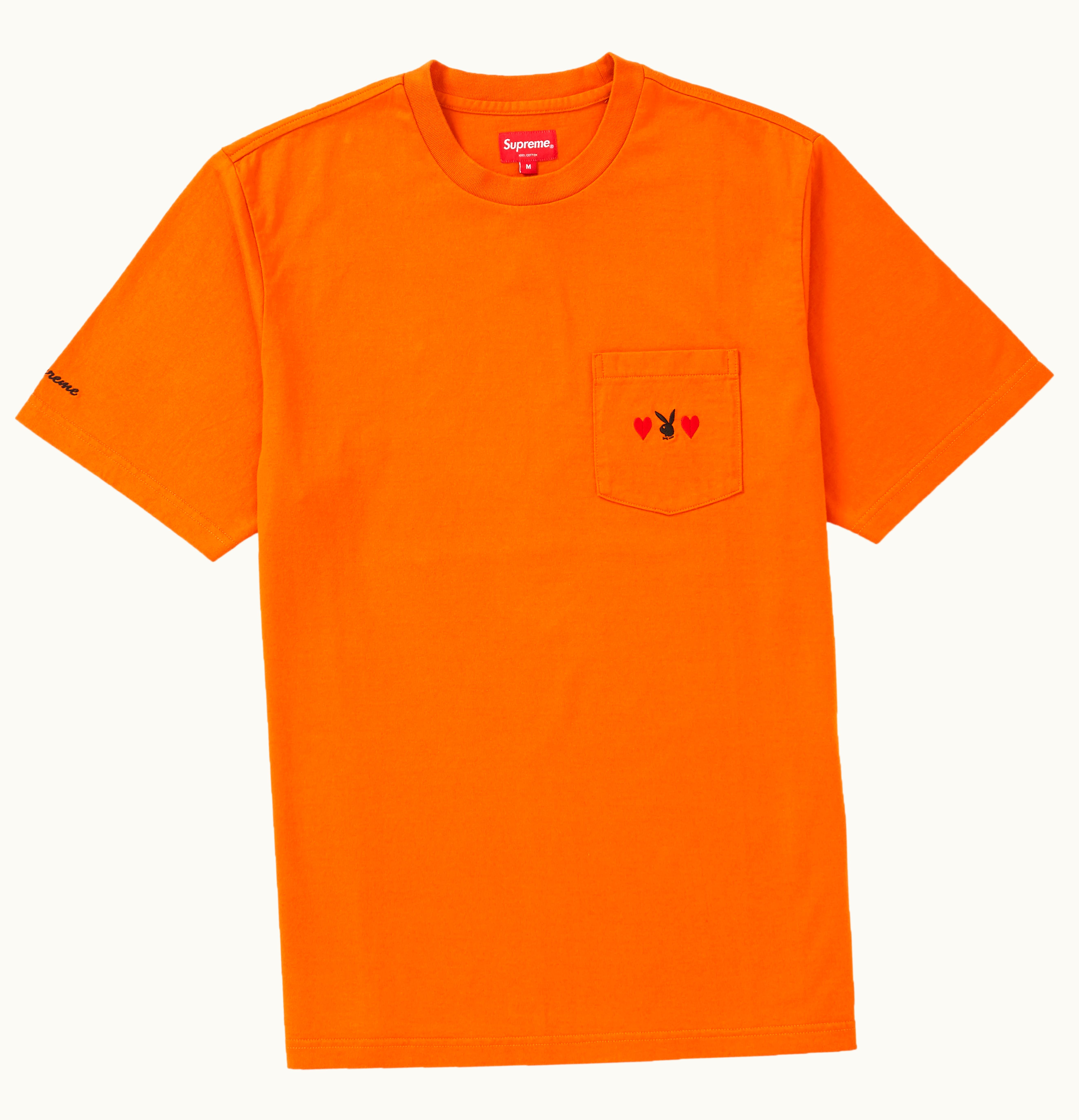 Supreme Supreme Playboy Pocket Tee Orange