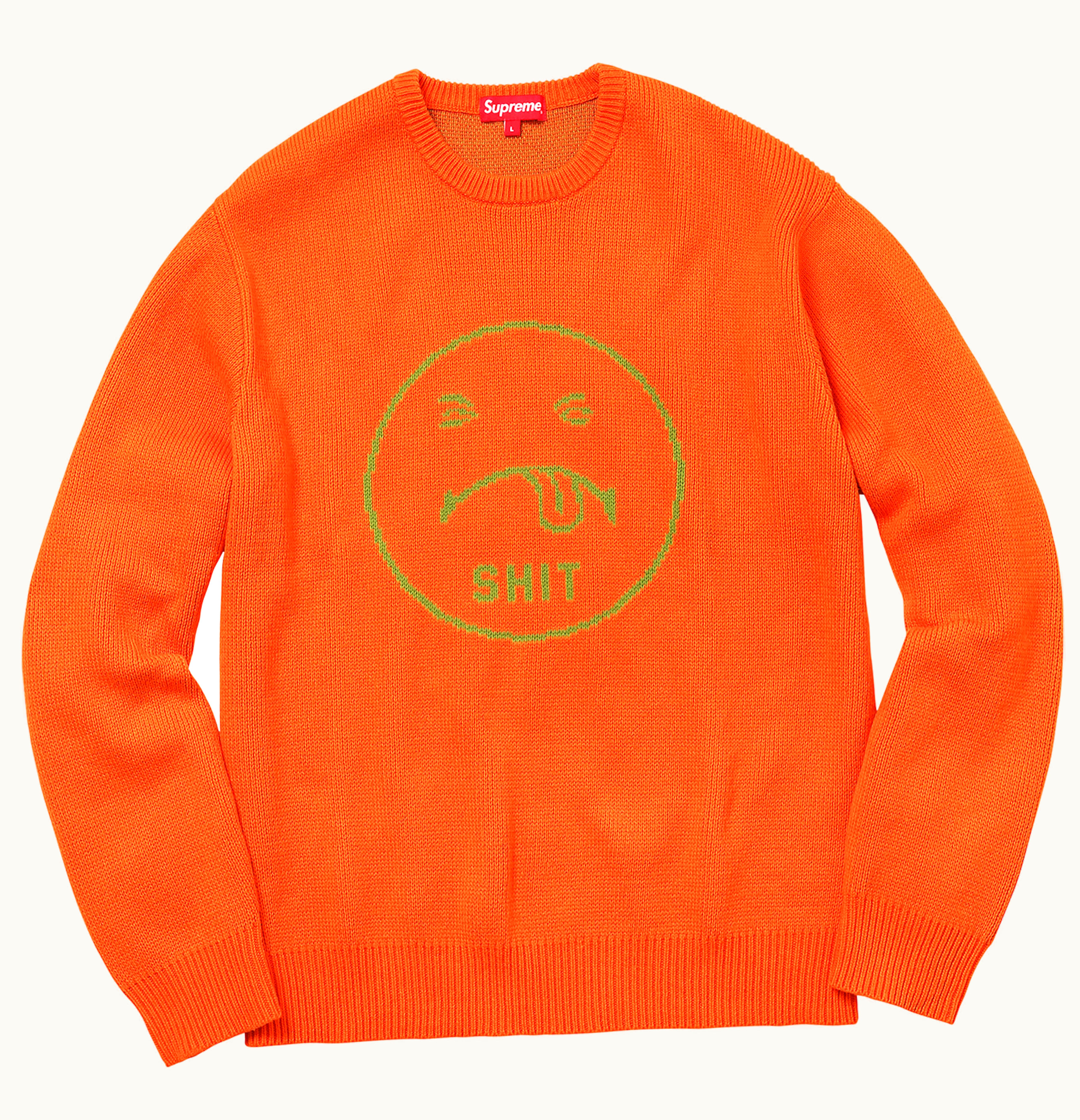 Supreme Supreme Shit Sweater Orange